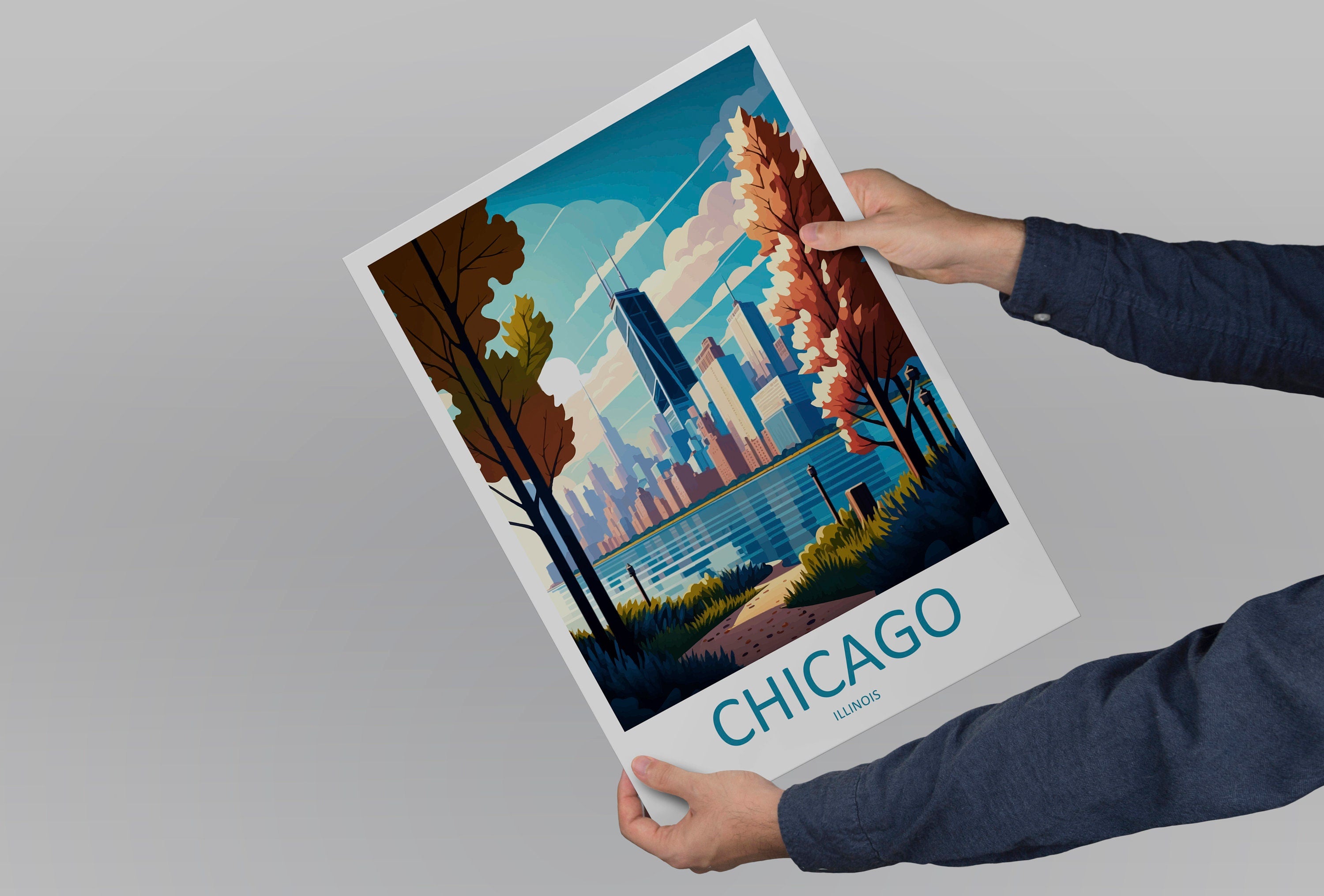 Chicago Travel Print