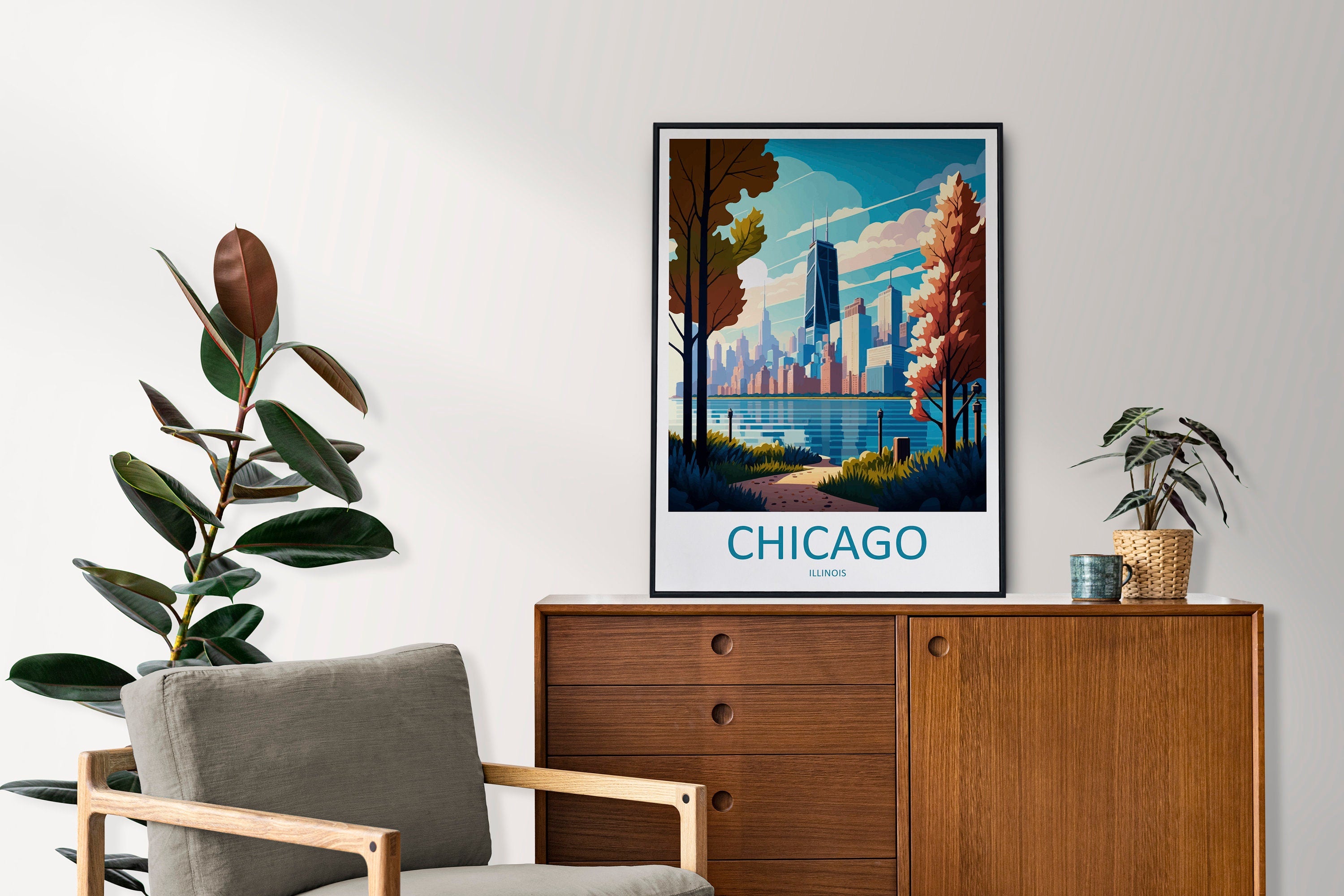 Chicago Travel Print