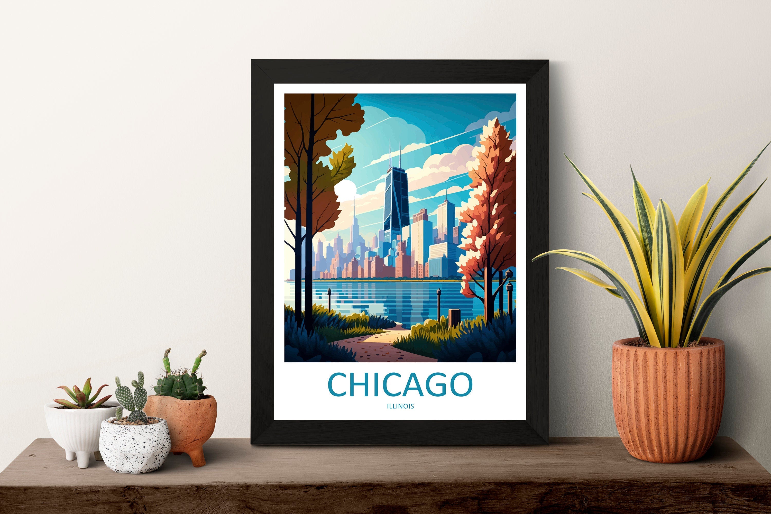 Chicago Travel Print