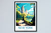 Central Park New York Travel Print