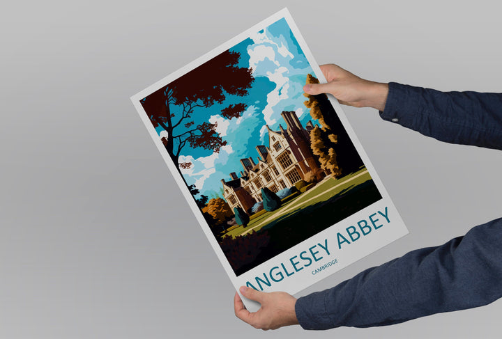 Anglesey Abbey Travel Print Wall Art Anglesey Abbey Wall Hanging Home Decoration Anglesey Abbey Gift Art Lovers Wall Art Print Art