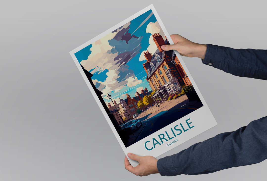 Carlisle Travel Print Wall Art Carlisle Wall Hanging Home Decoration Carlisle Gift Art Lovers Wall Art Print Art Carlisle Travel Art