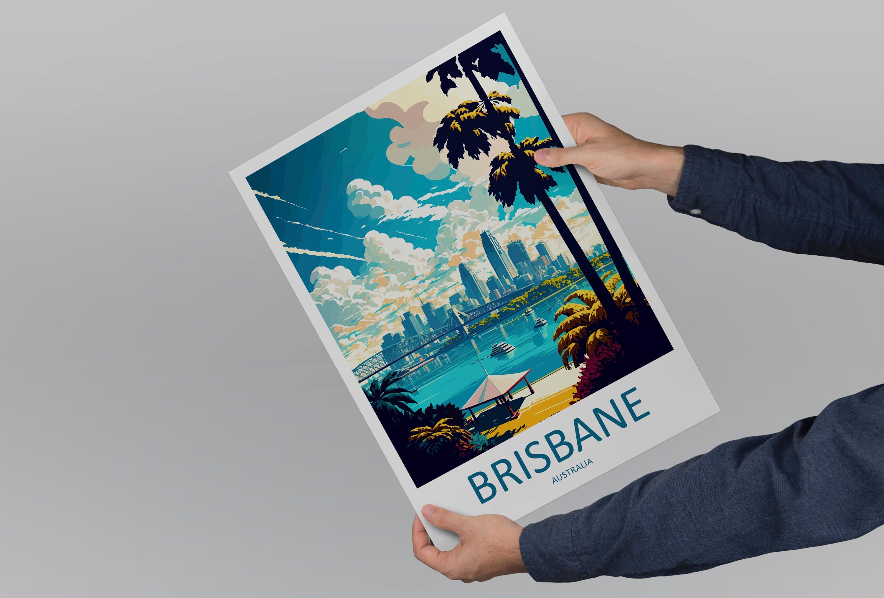 Brisbane Travel Print