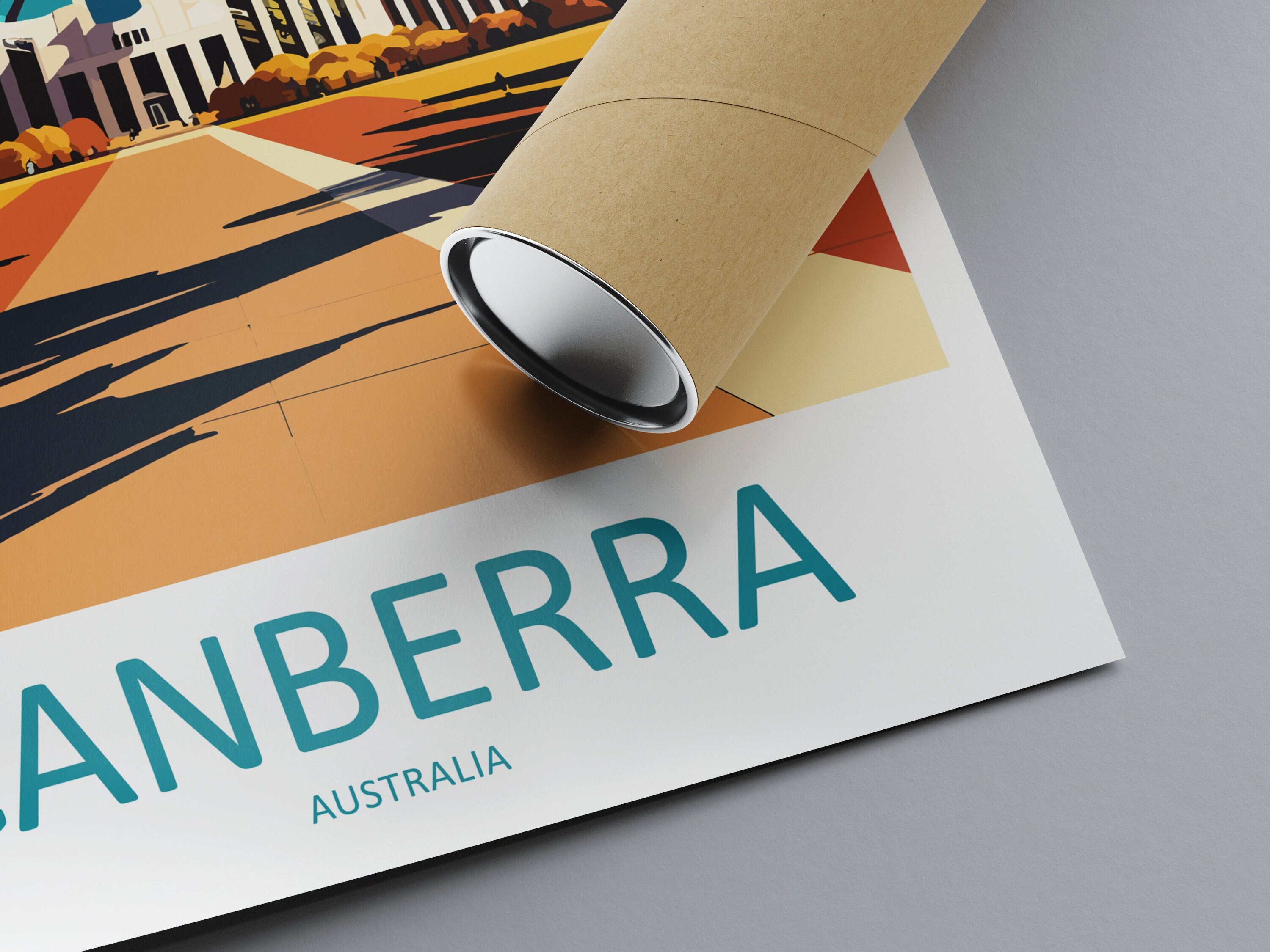 Canberra Travel Print