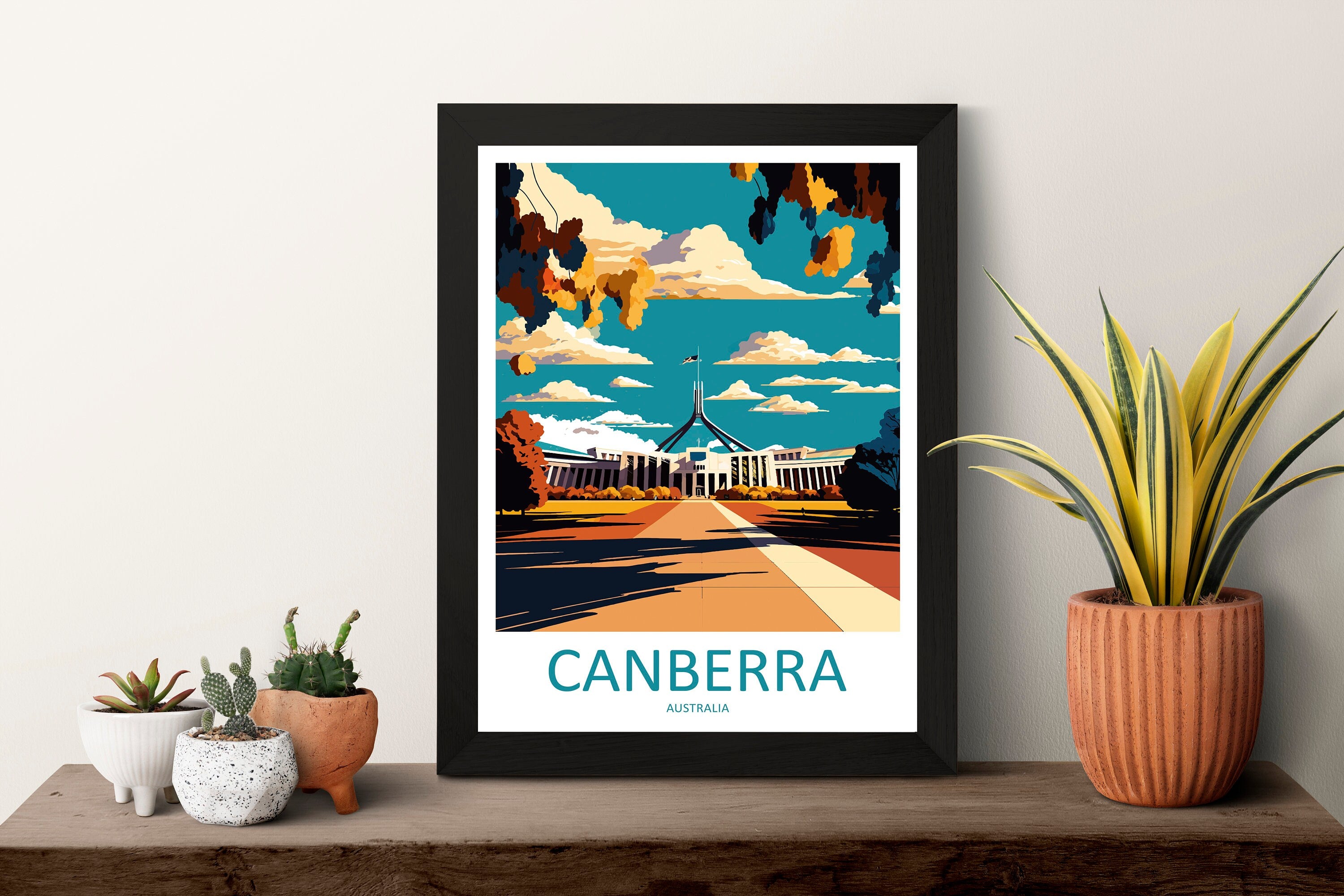 Canberra Travel Print