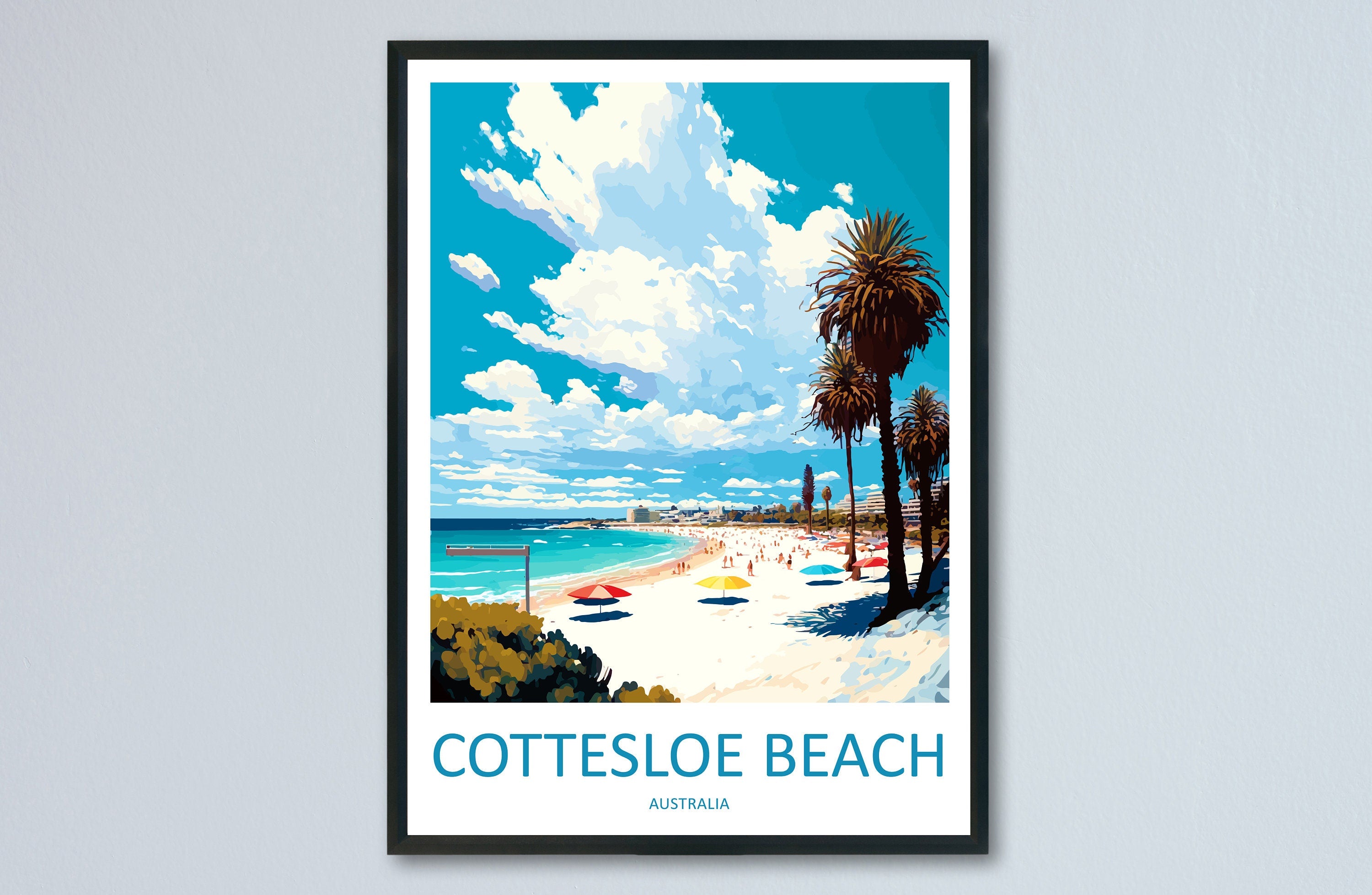 Cottesloe Beach Travel Print