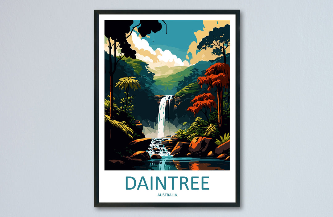 Daintree Travel Print Wall Art Daintree Wall Hanging Home Décor Daintree Gift Art Lovers Wall Art Australia Travel Print Daintree