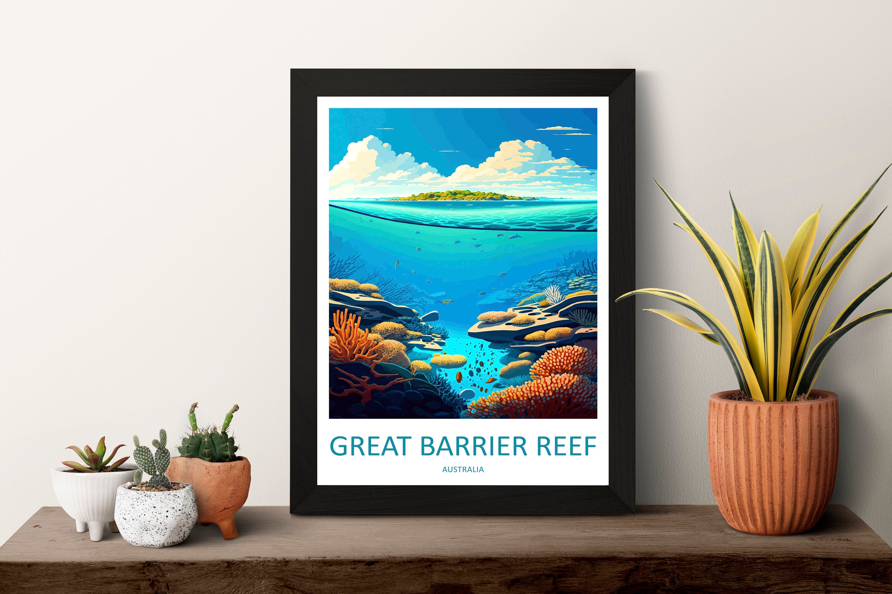 Great Barrier Reef Travel Print