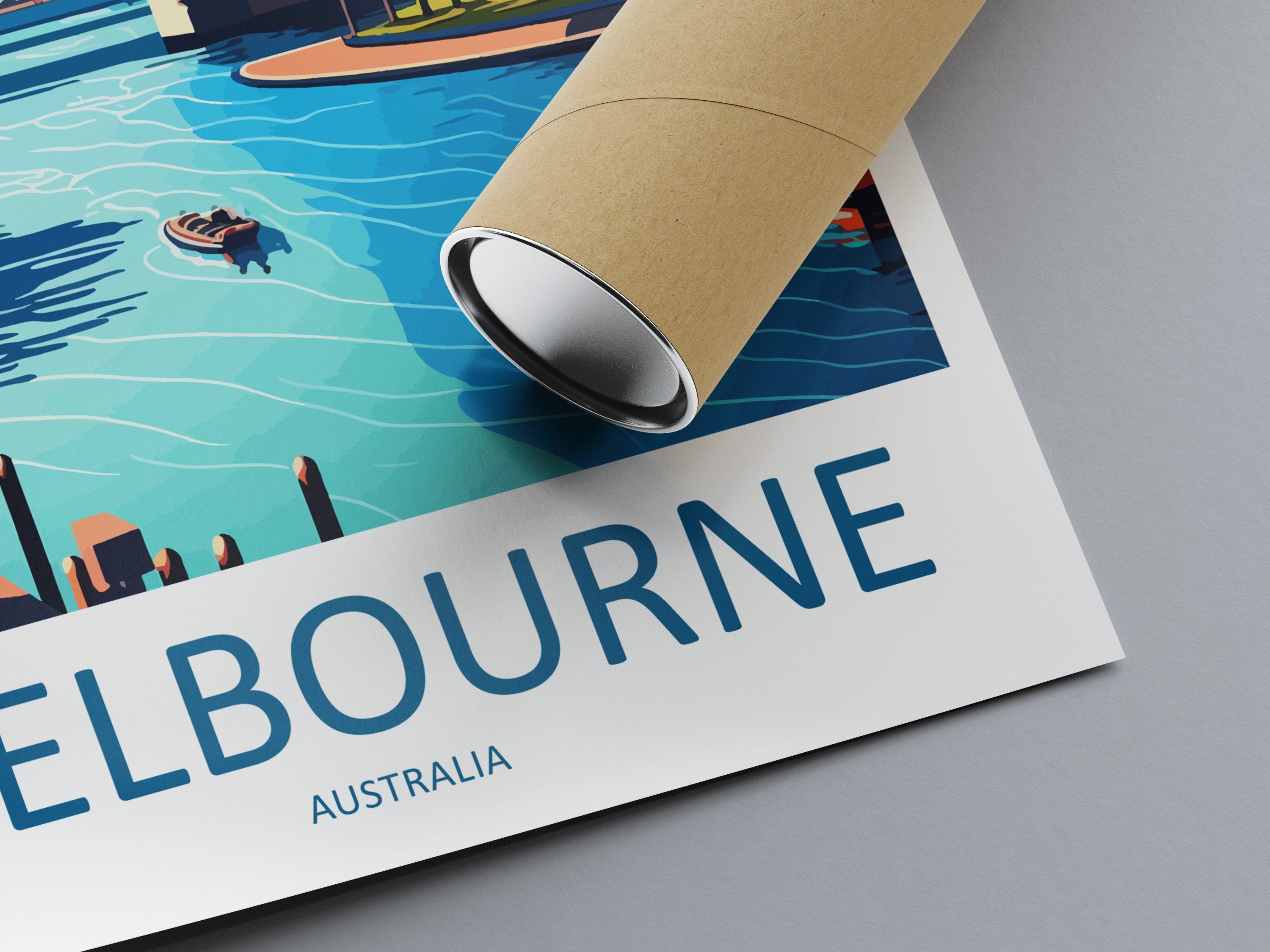 Melbourne Travel Print