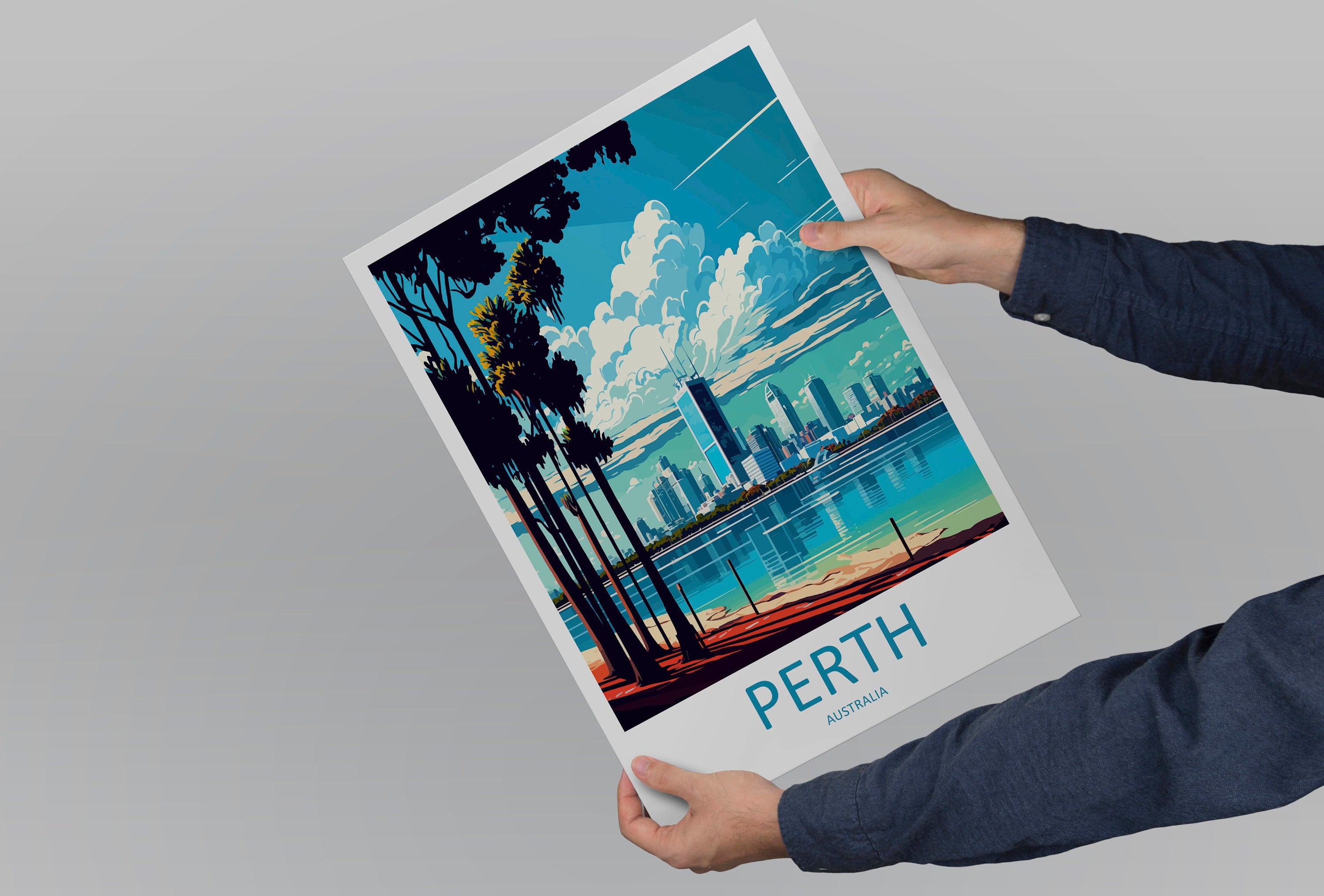 Perth Travel Print