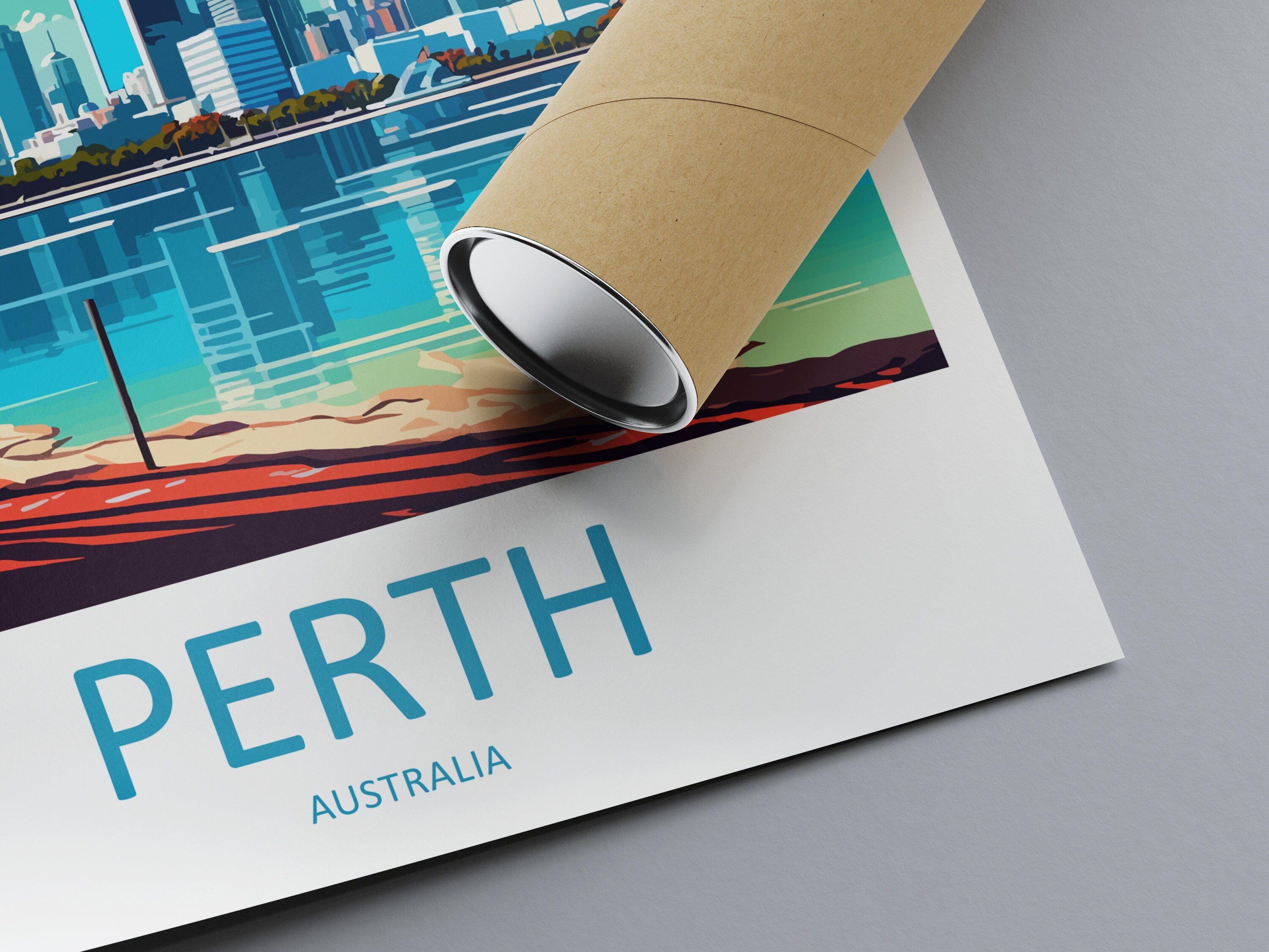 Perth Travel Print