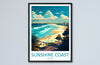 Sunshine Coast Travel Print