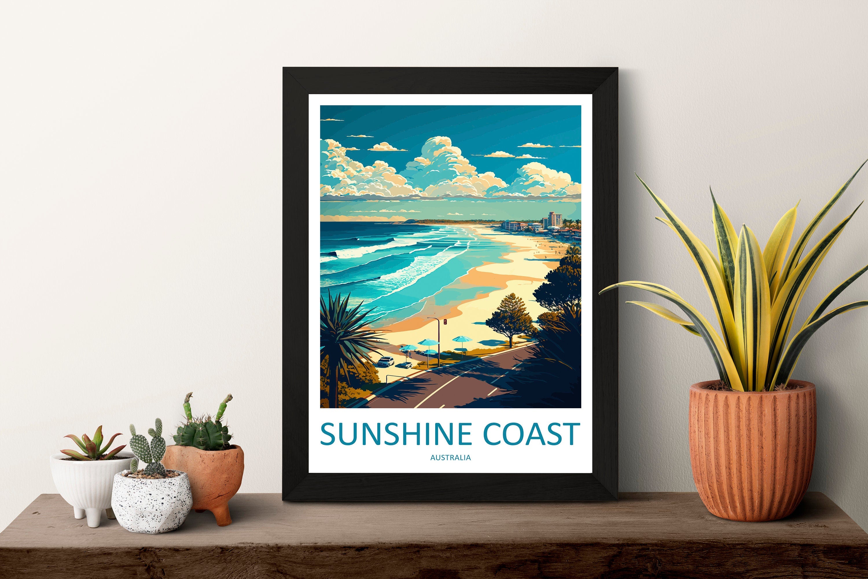 Sunshine Coast Travel Print