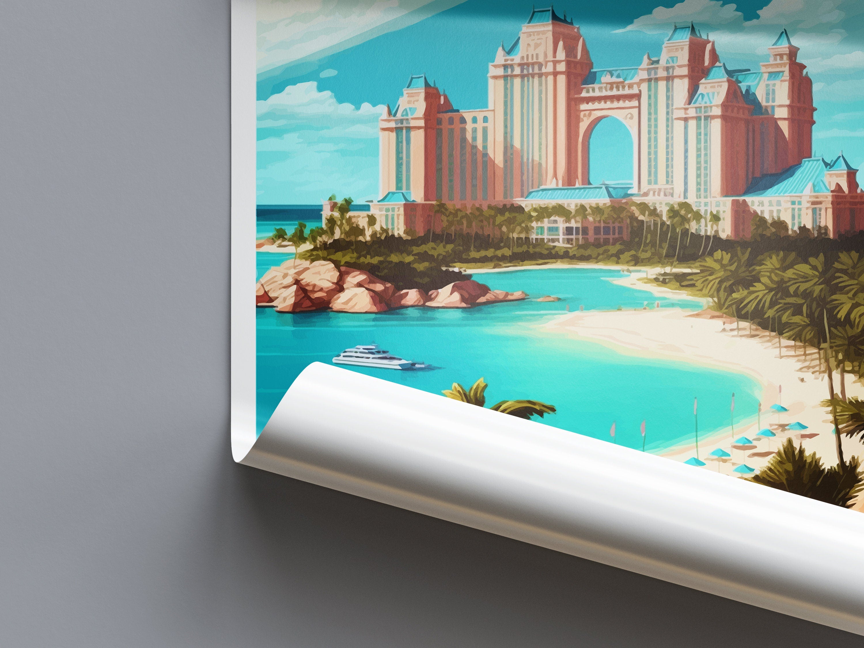 Atlantis Paradise Travel Print