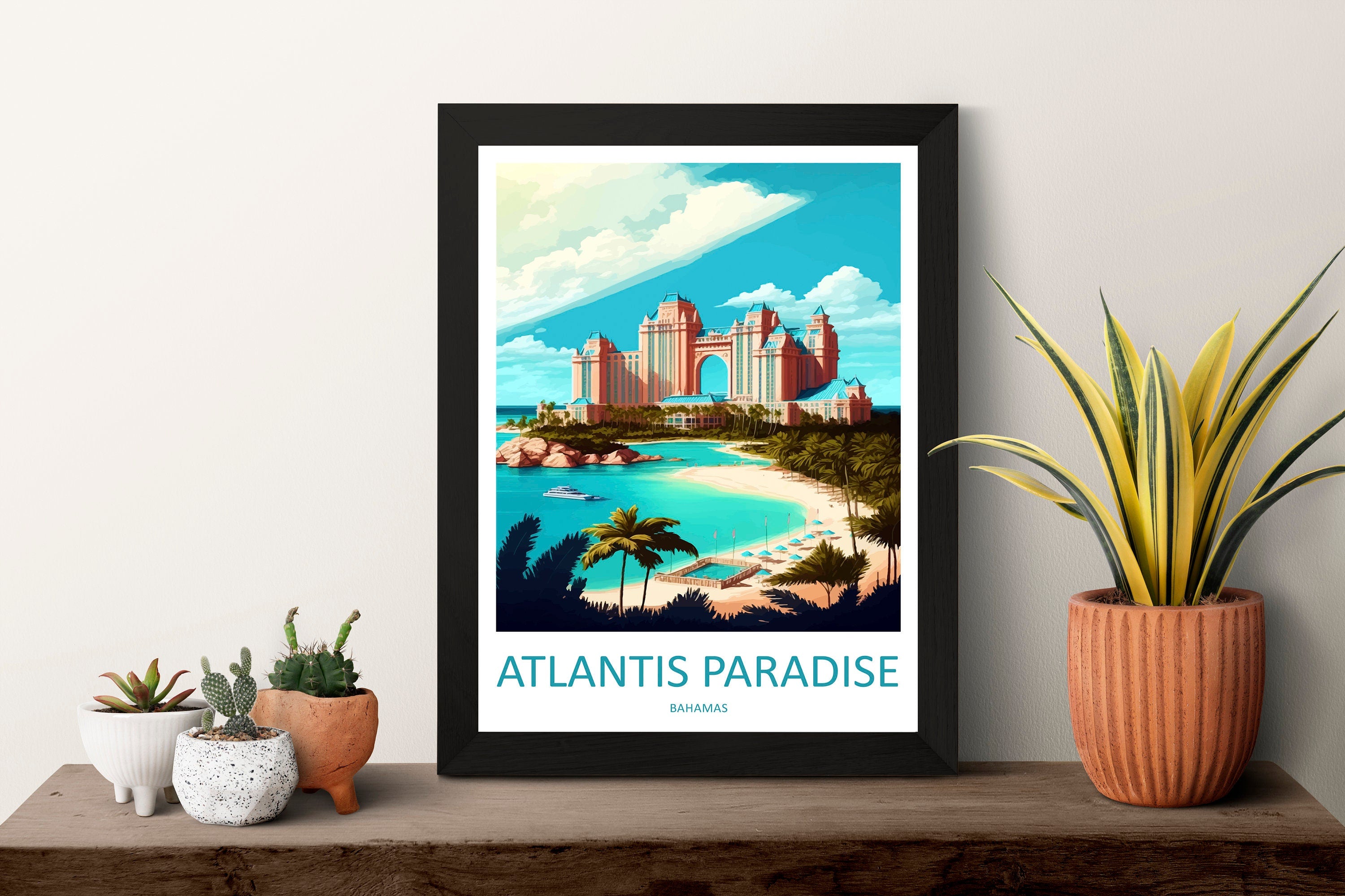 Atlantis Paradise Travel Print