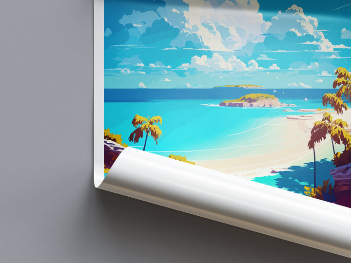 Eleuthera Travel Print Wall Art Eleuthera Wall Hanging Home Décor Eleuthera Gift Art Lovers Wall Art Caribbean Travel Print