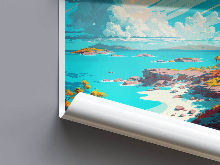 Exuma Travel Print Wall Art Exuma Wall Hanging Home Décor Exuma Gift Art Lovers Wall Art Caribbean Travel Print