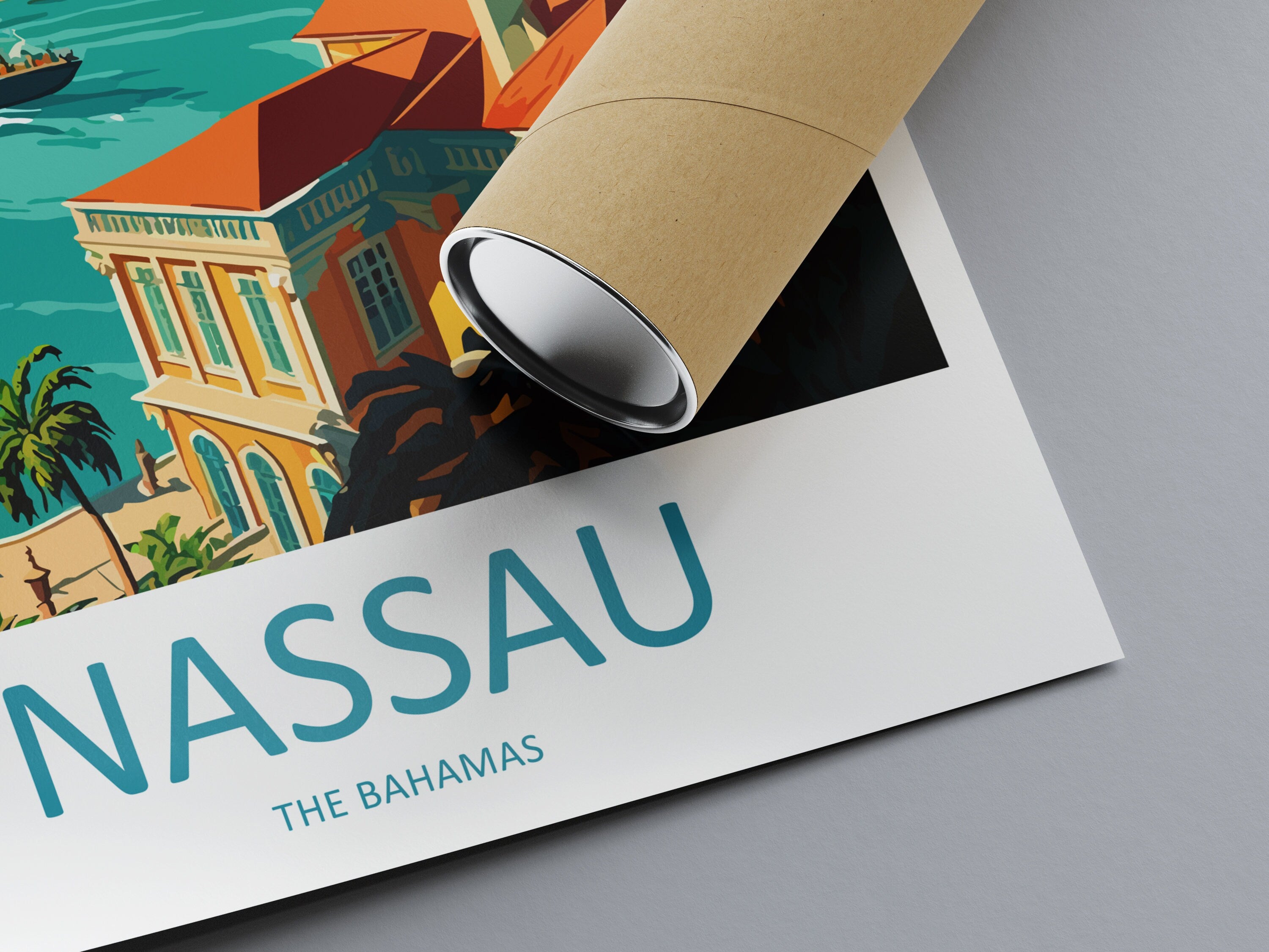 Nassau Travel Print