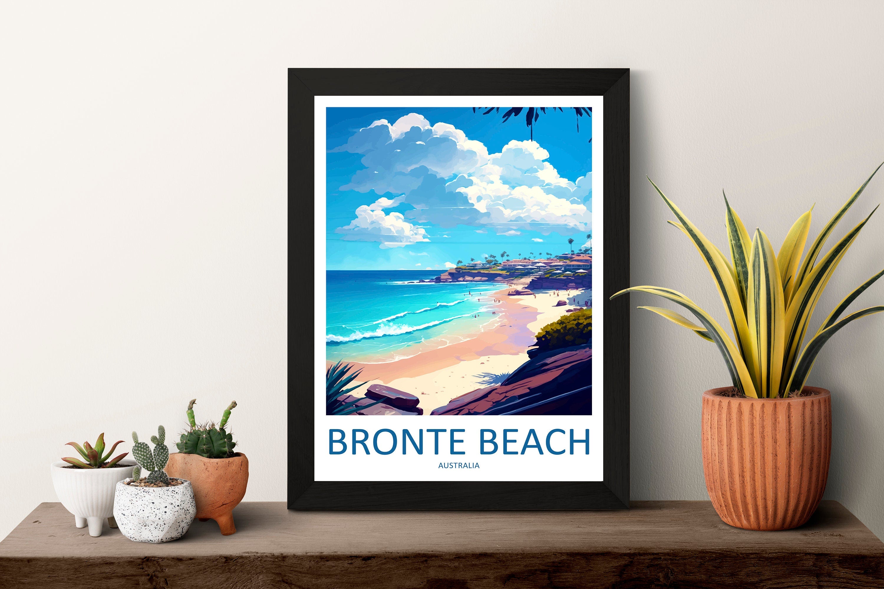 Bronte Beach Travel Print