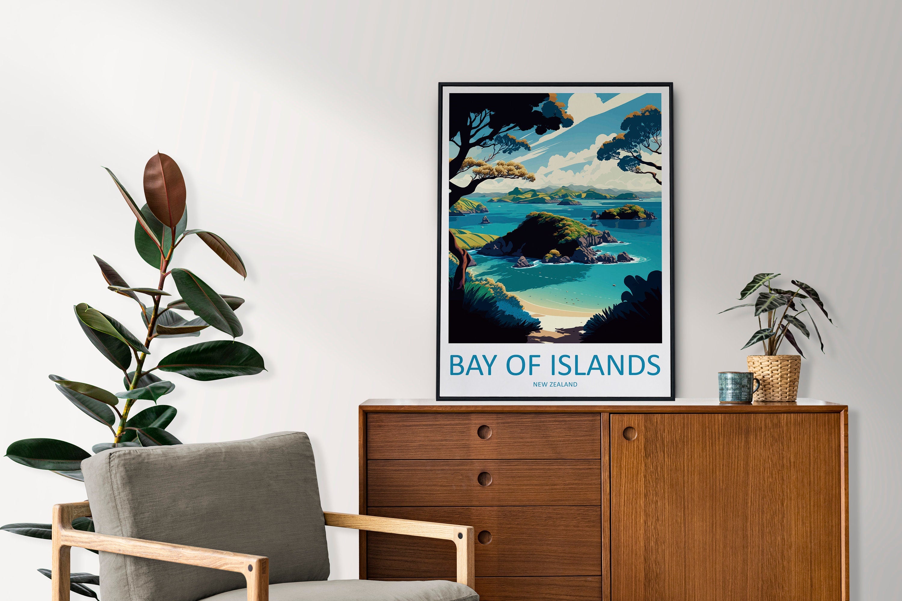 Bay Of Islands Travel Print