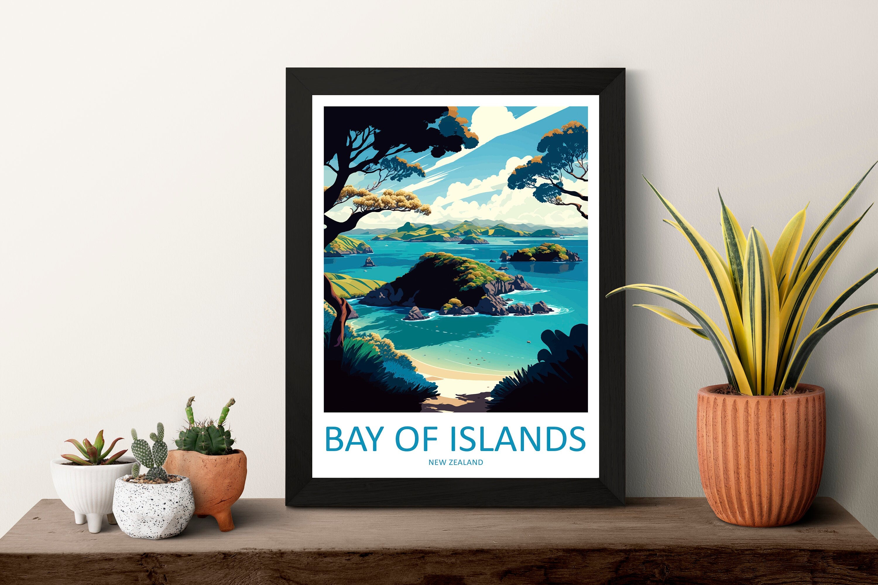 Bay Of Islands Travel Print