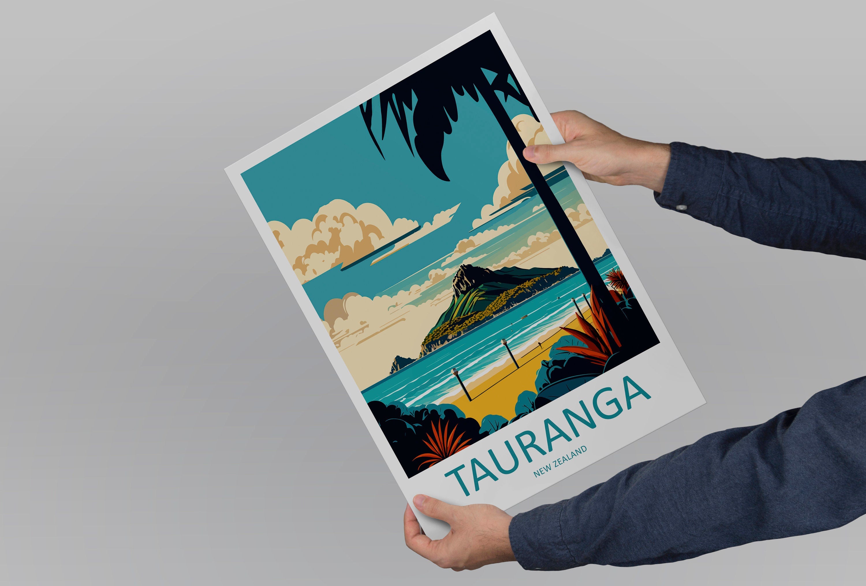 Tauranga Travel Print