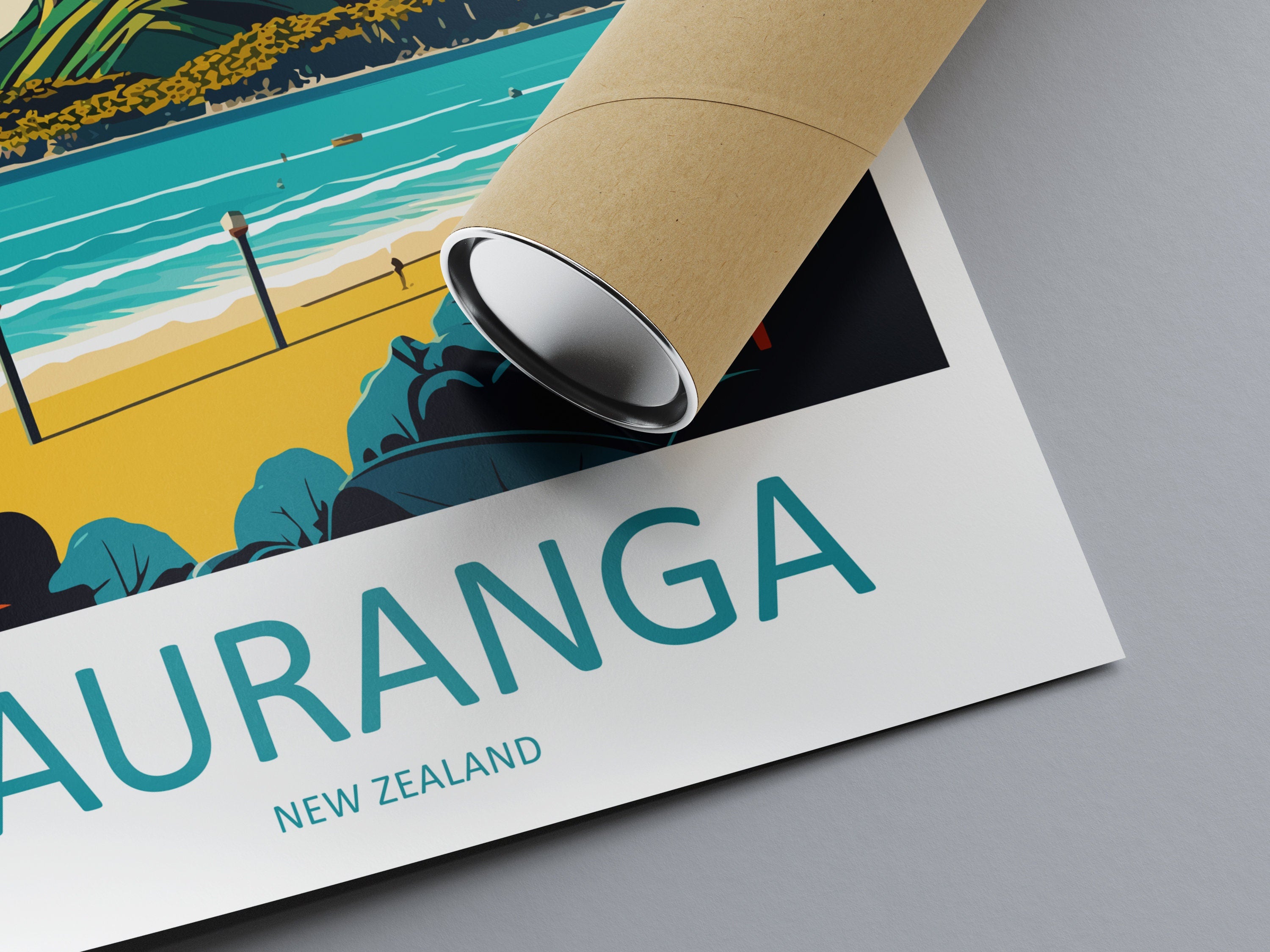 Tauranga Travel Print