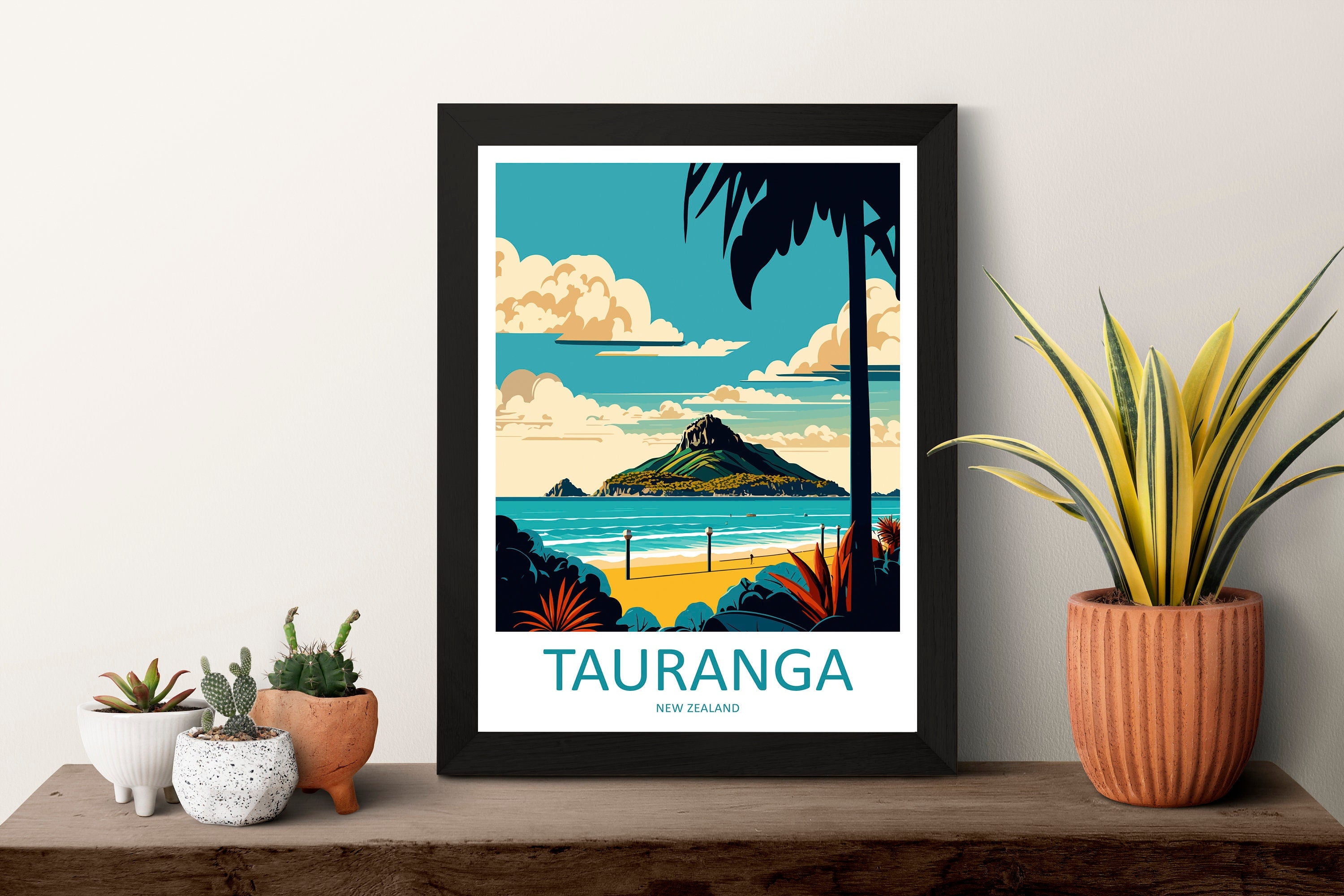 Tauranga Travel Print