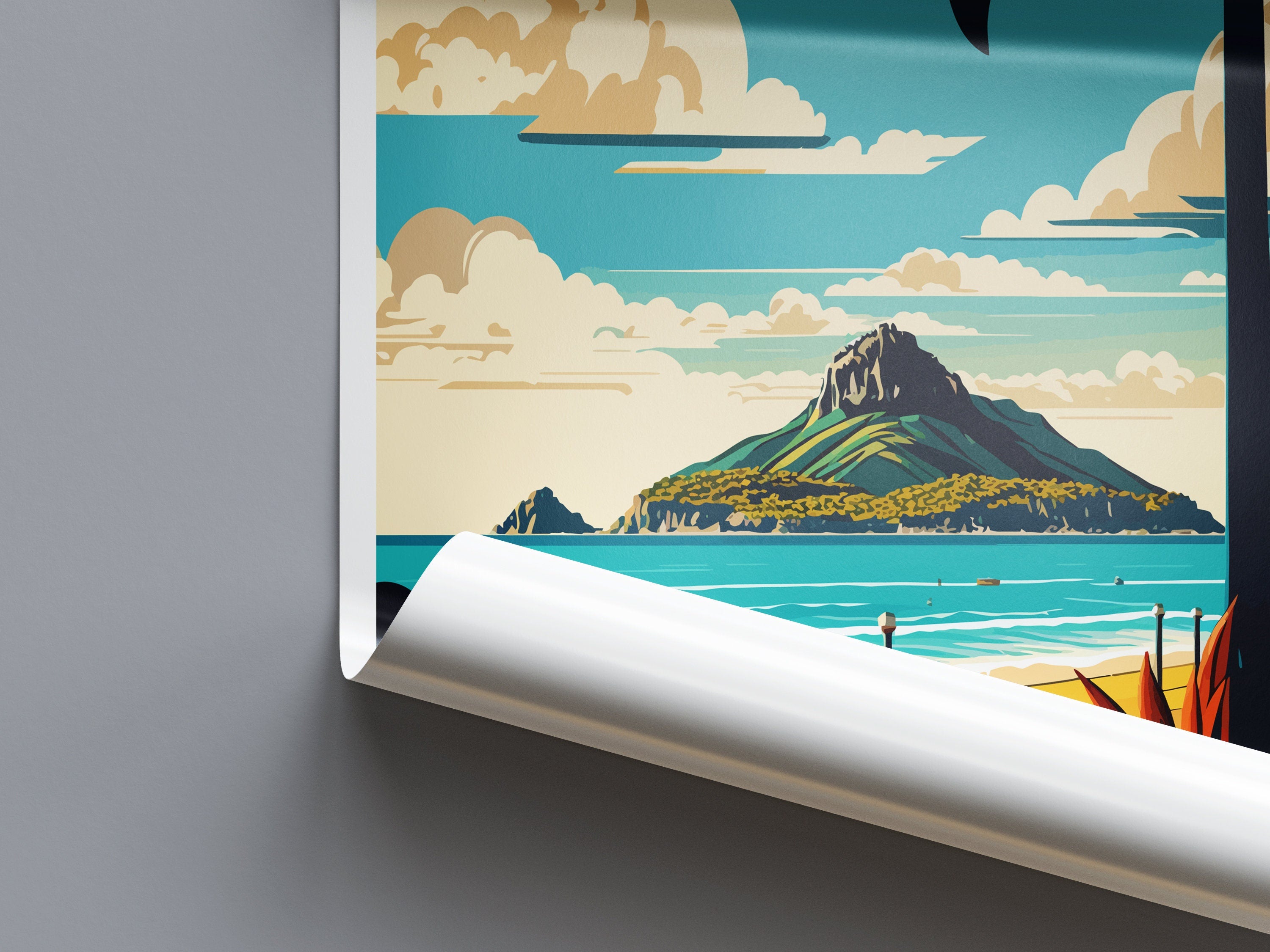 Tauranga Travel Print