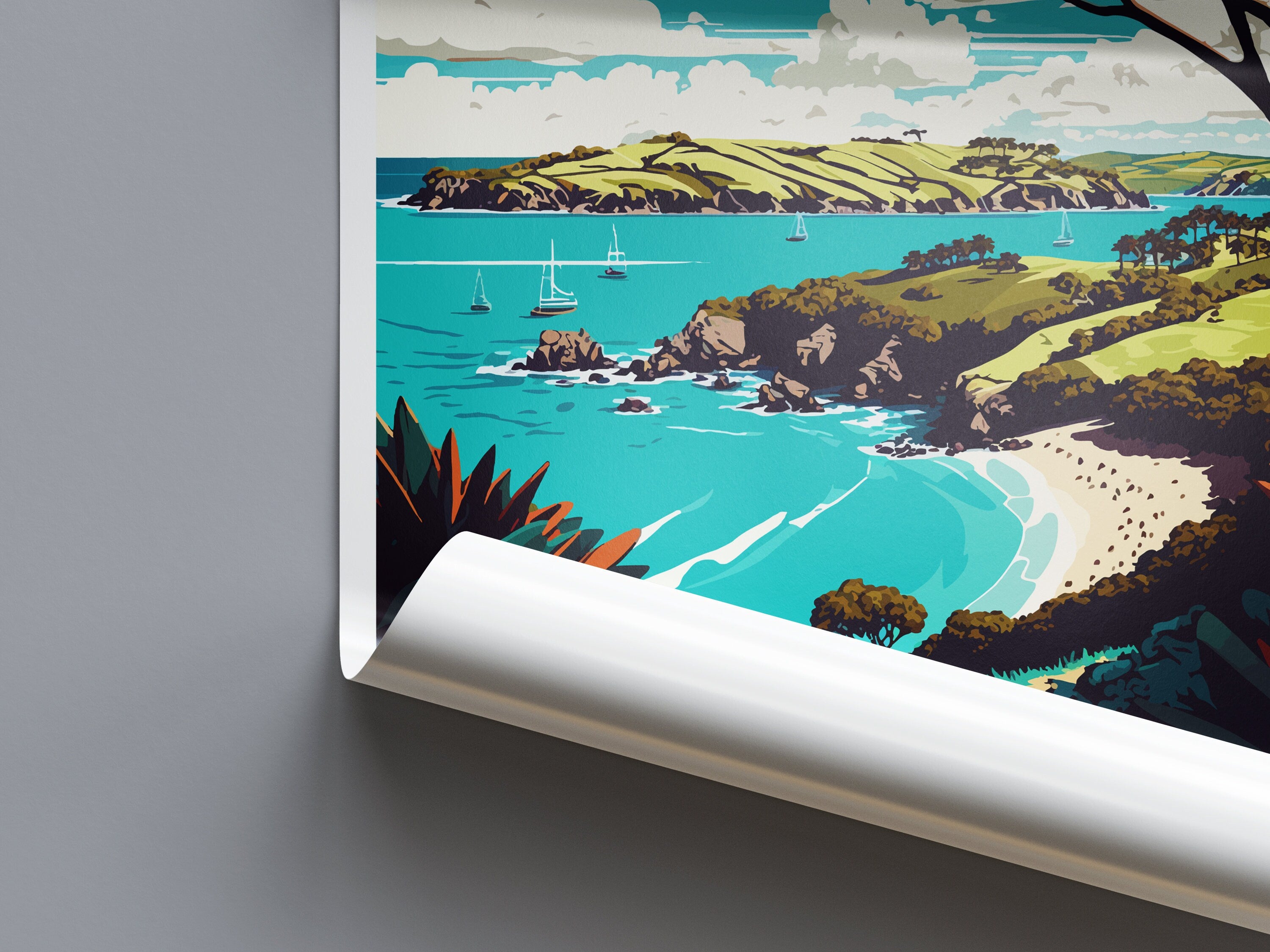 Waiheke Island Travel Print