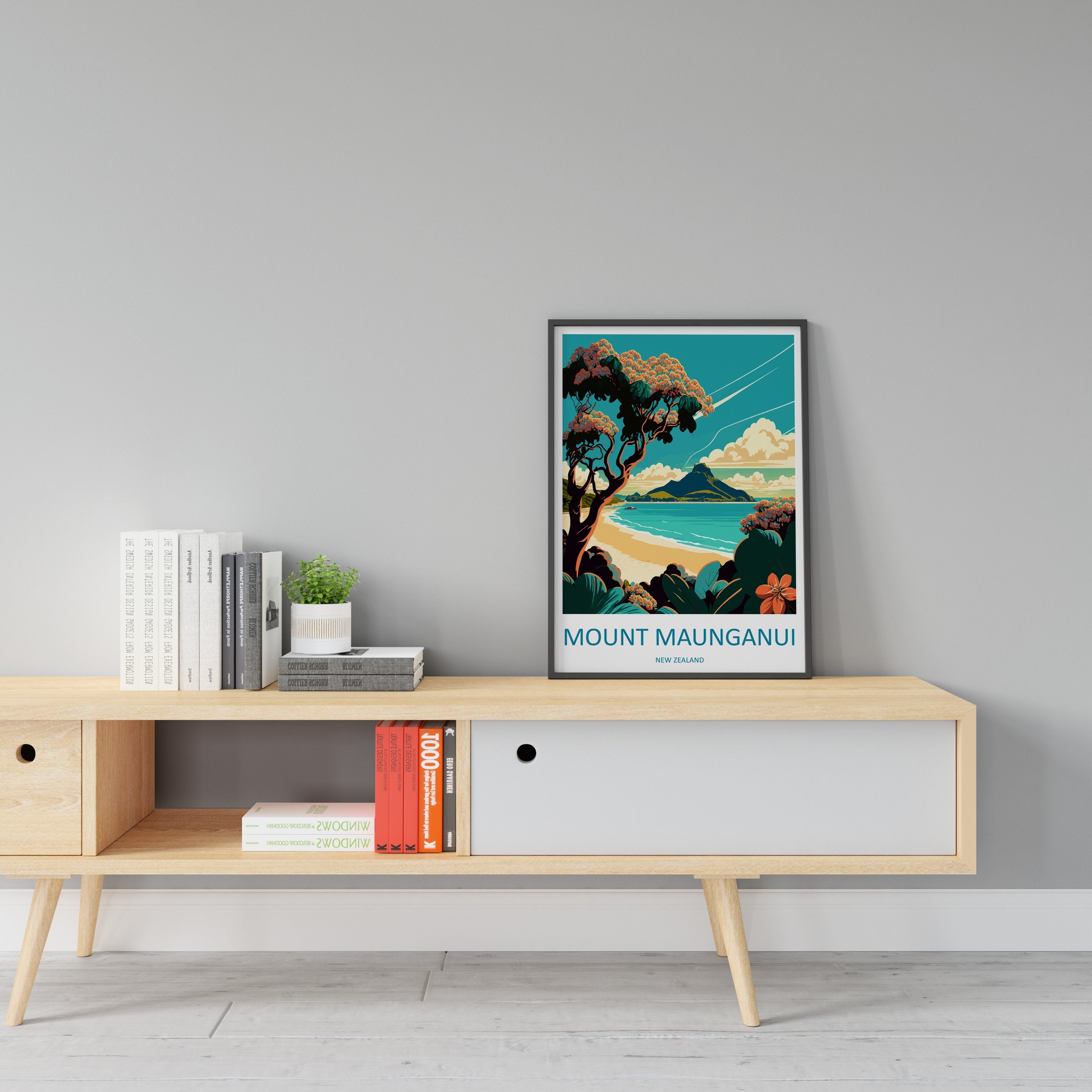 Mount Maunganui Travel Print