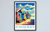 St Kilda Beach Travel Print