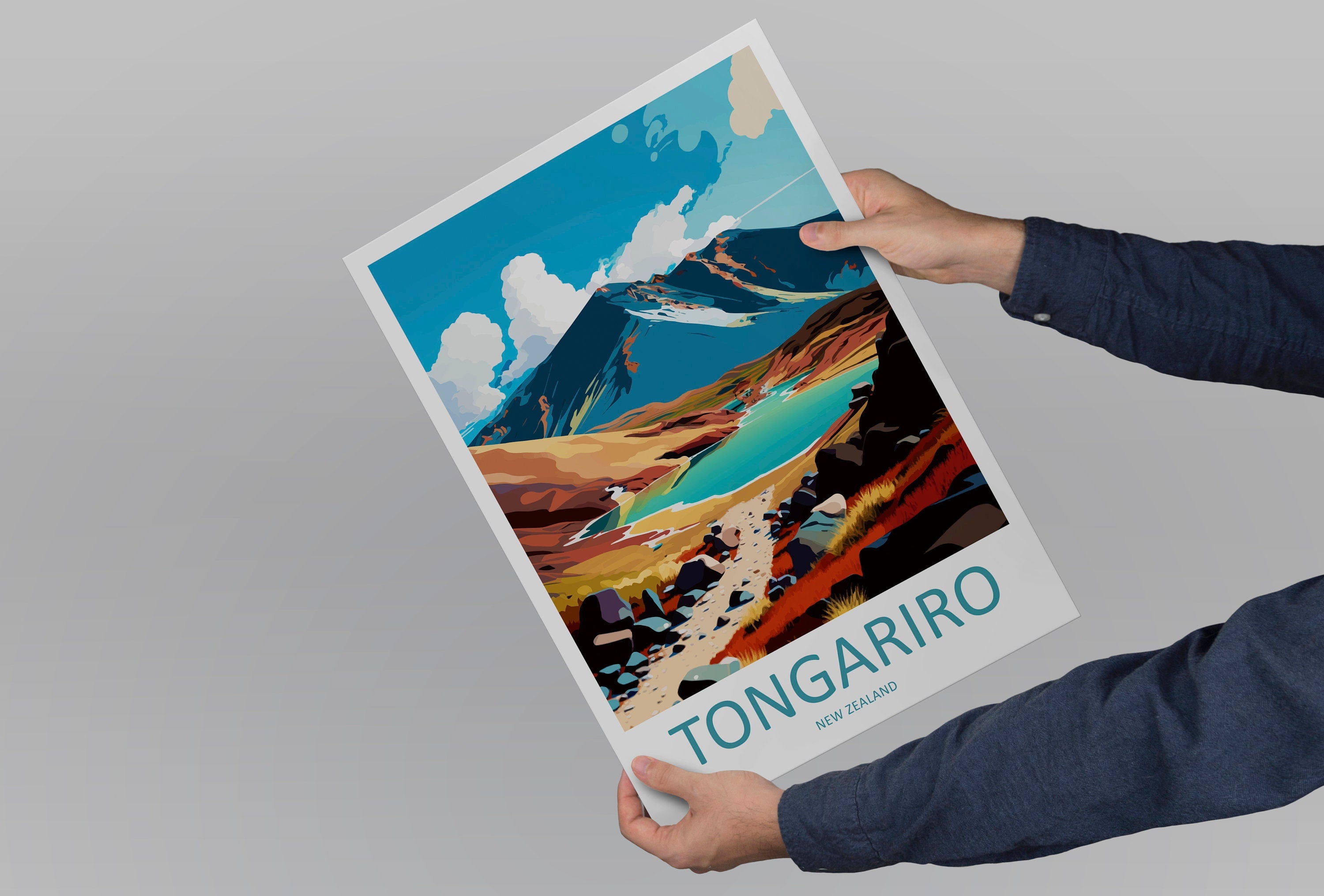 Tongariro Travel Print