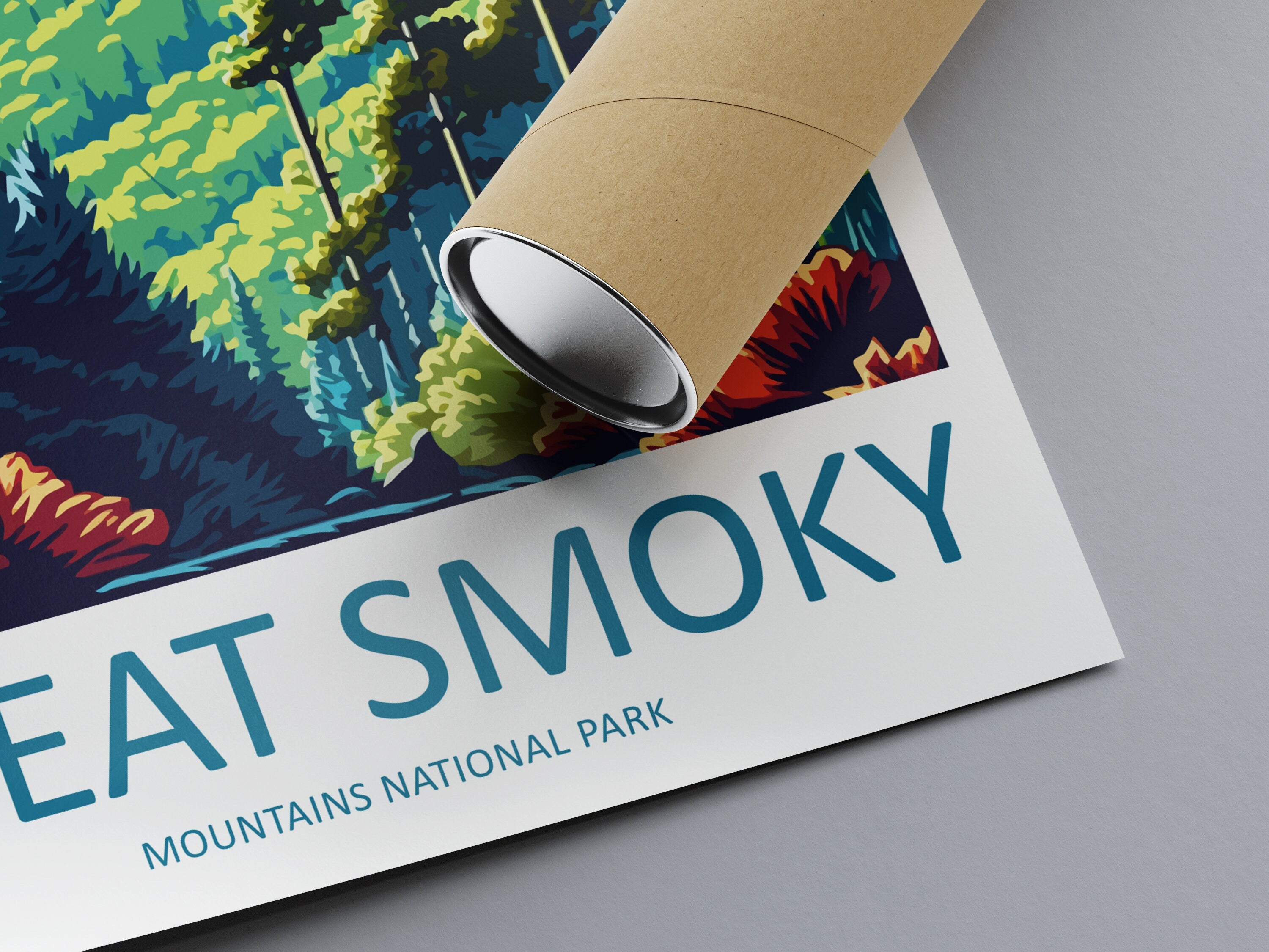 Great Smoky Mountains National Park Travel Print