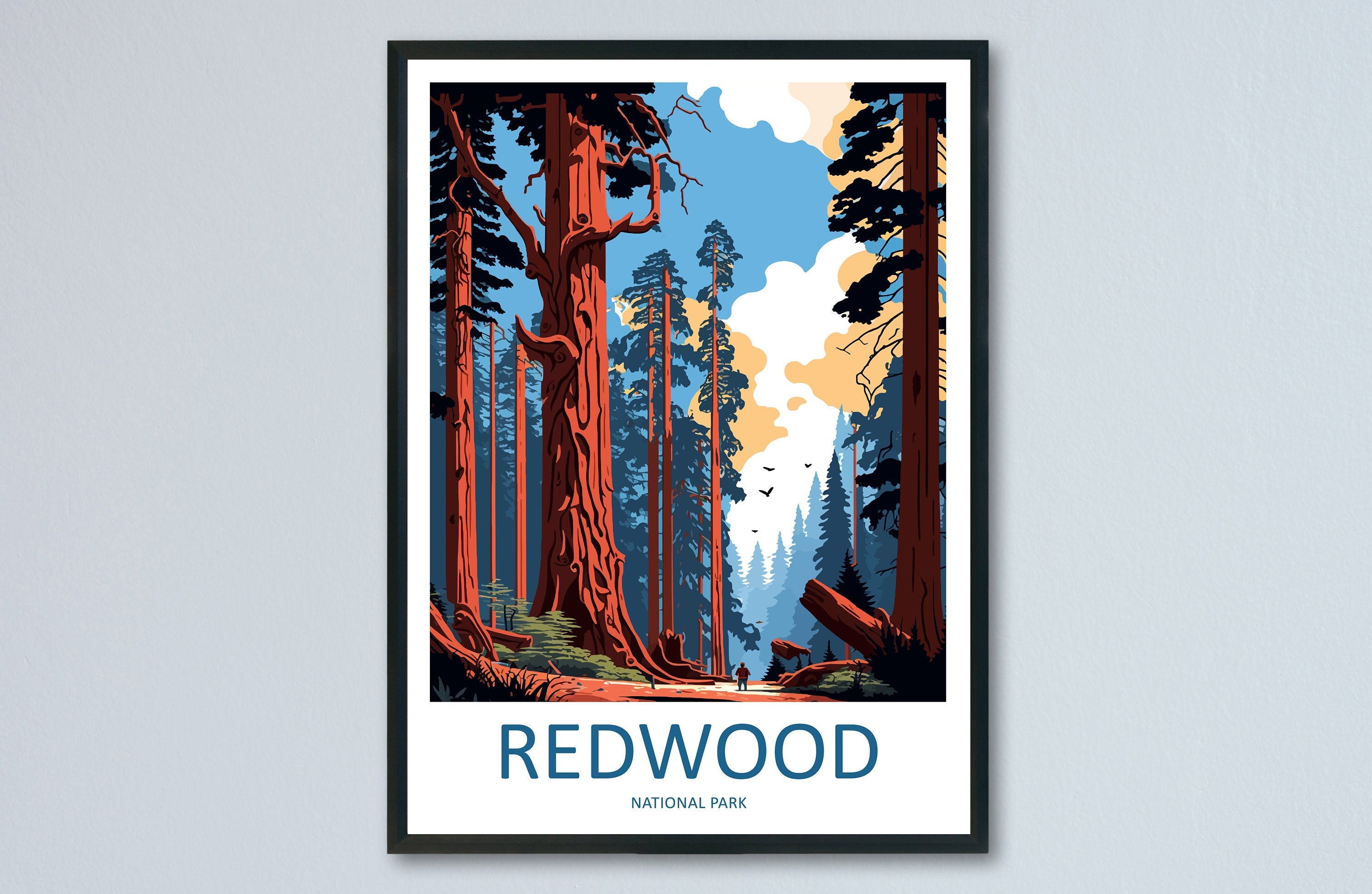 Redwood National Park Travel Print