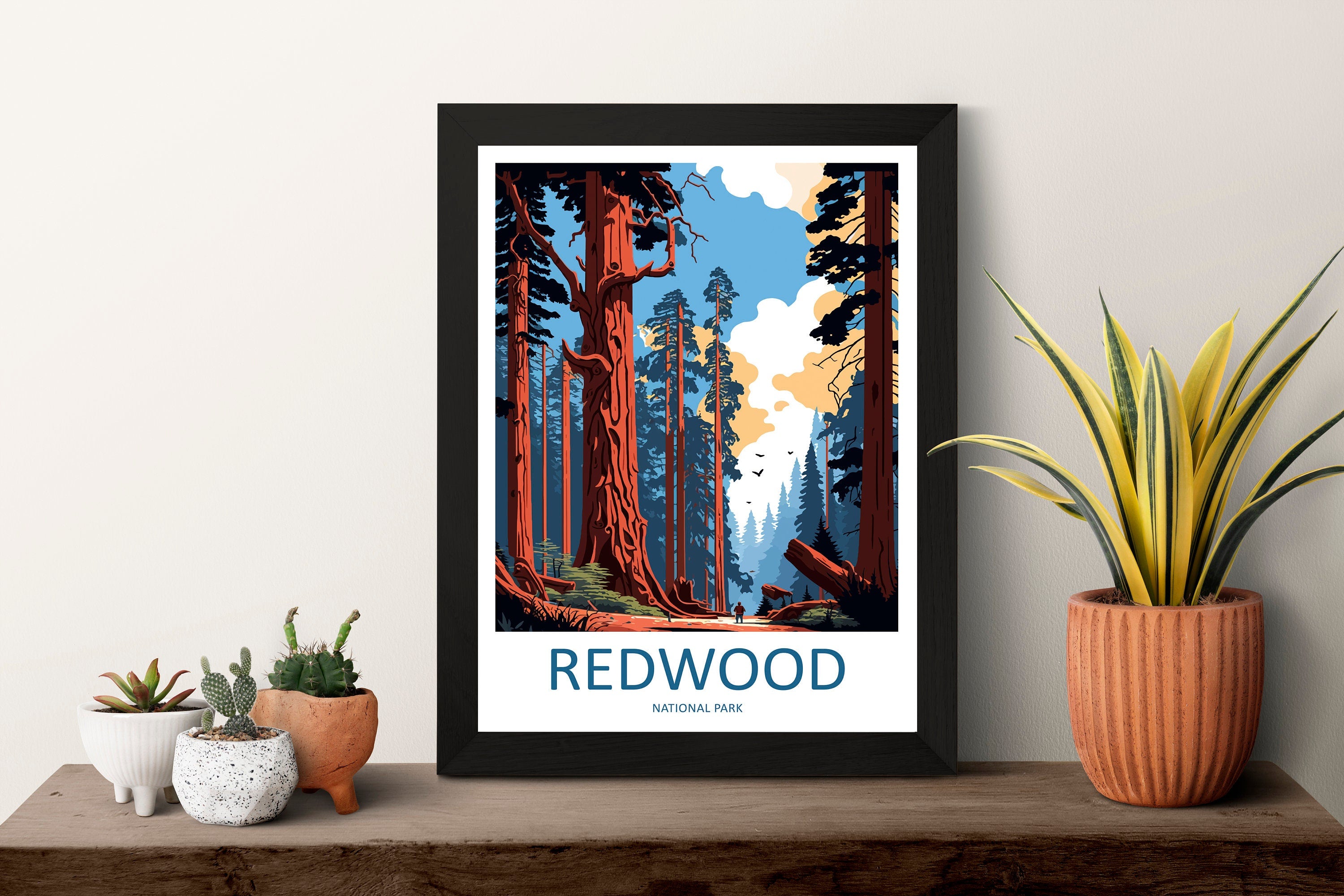 Redwood National Park Travel Print