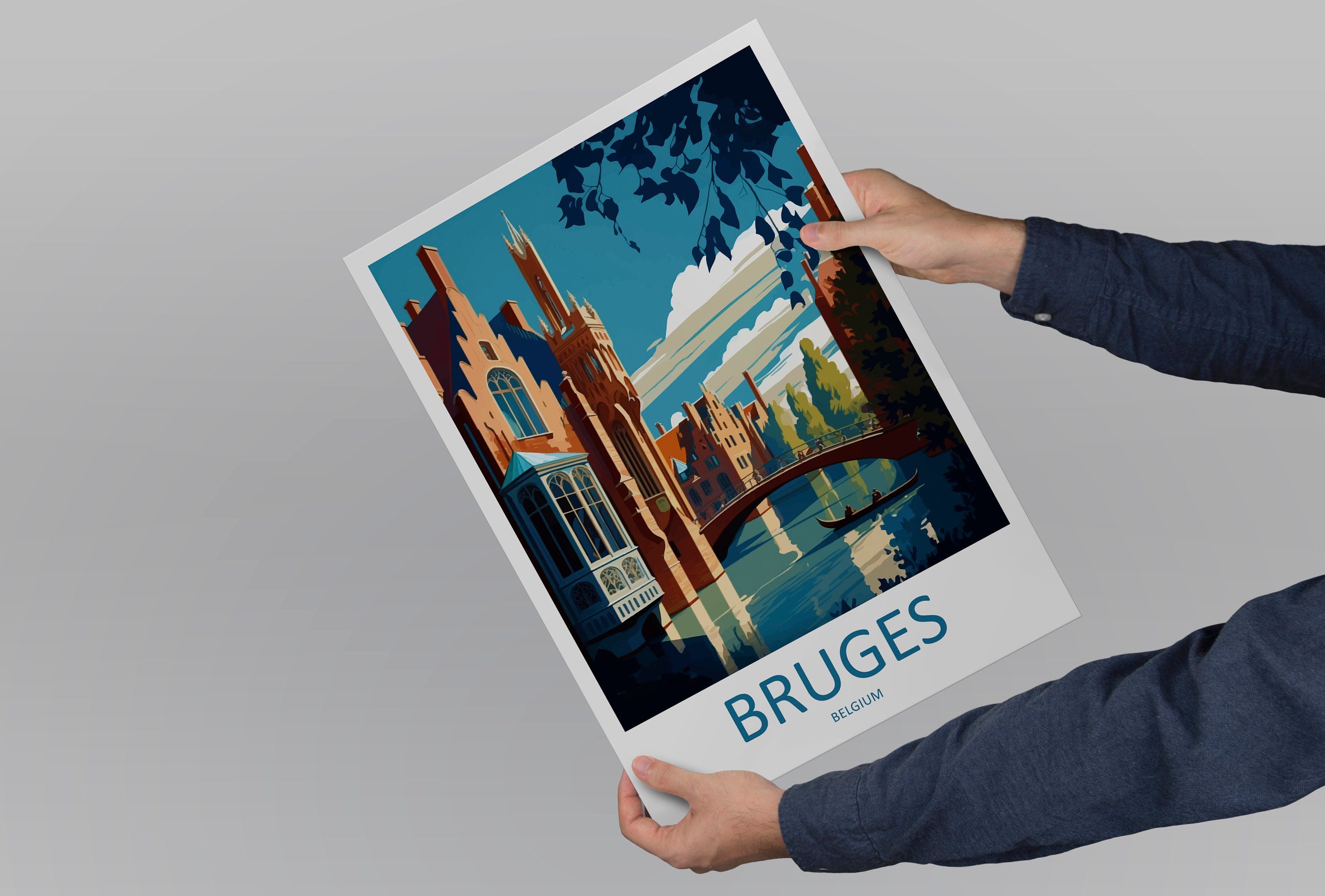 Bruges Travel Print