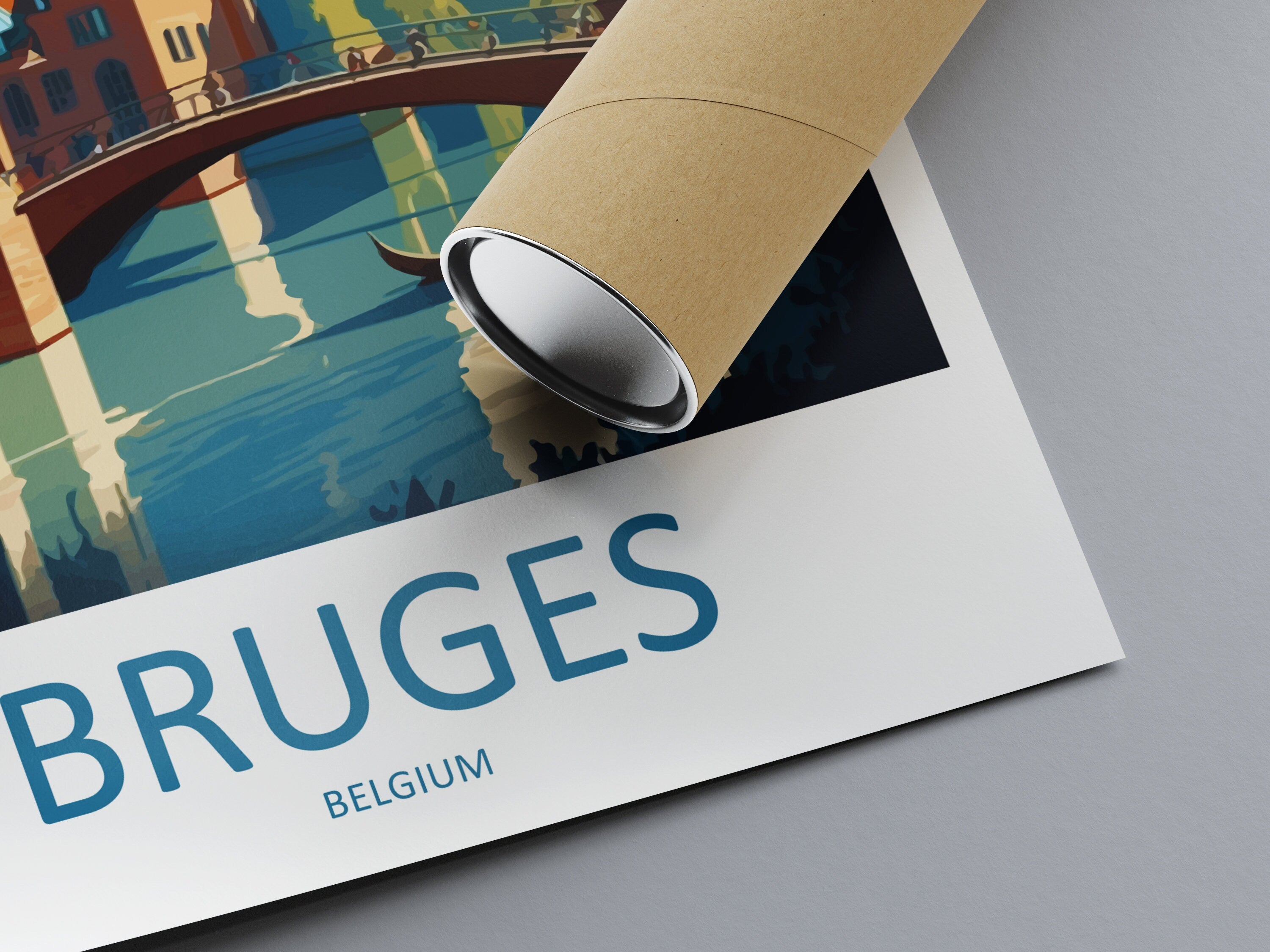 Bruges Travel Print