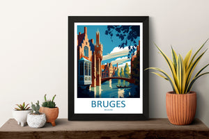 Bruges Travel Print