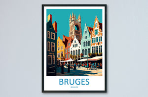 Bruges Travel Print