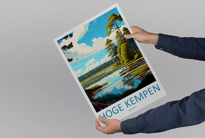 Hoge Kempen Travel Print Wall Art Hoge Kempen Wall Hanging Home Décor Hoge Kempen Gift Art Lovers Belgium Art Lover Gift Hoge Kempen Wall