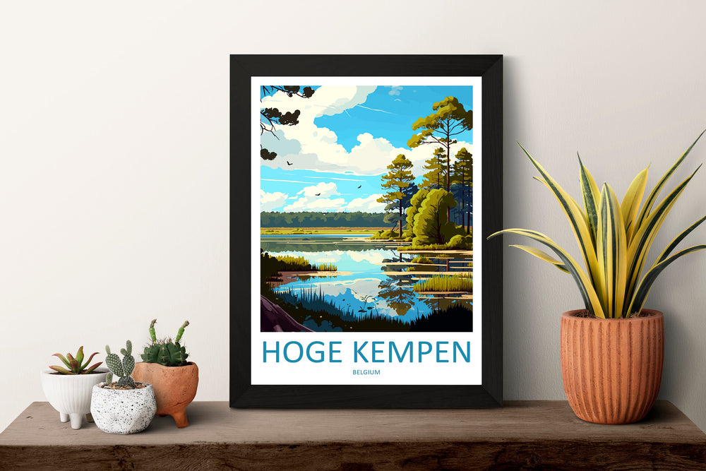 Hoge Kempen Travel Print Wall Art Hoge Kempen Wall Hanging Home Décor Hoge Kempen Gift Art Lovers Belgium Art Lover Gift Hoge Kempen Wall