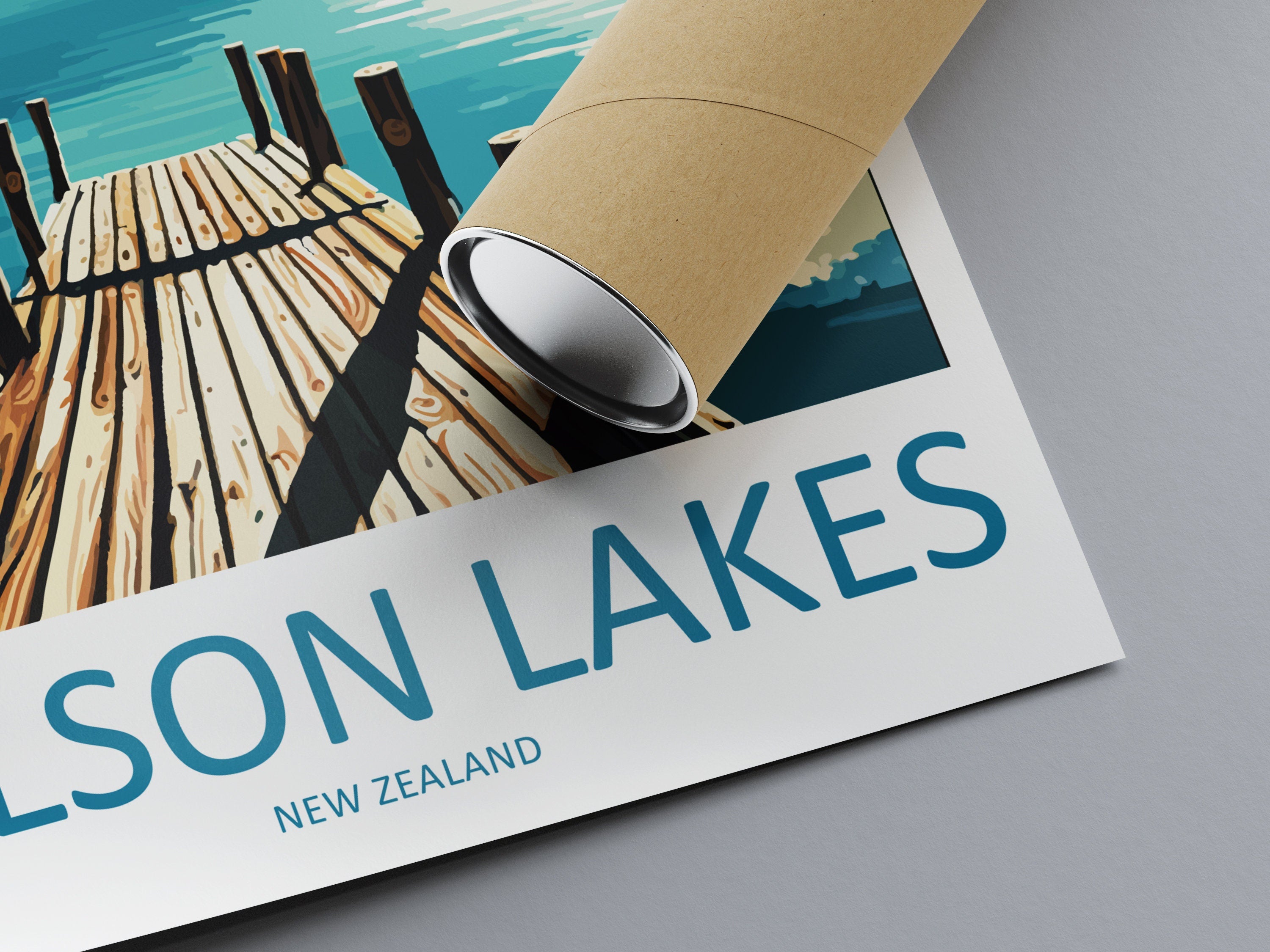 Nelson Lakes Travel Print