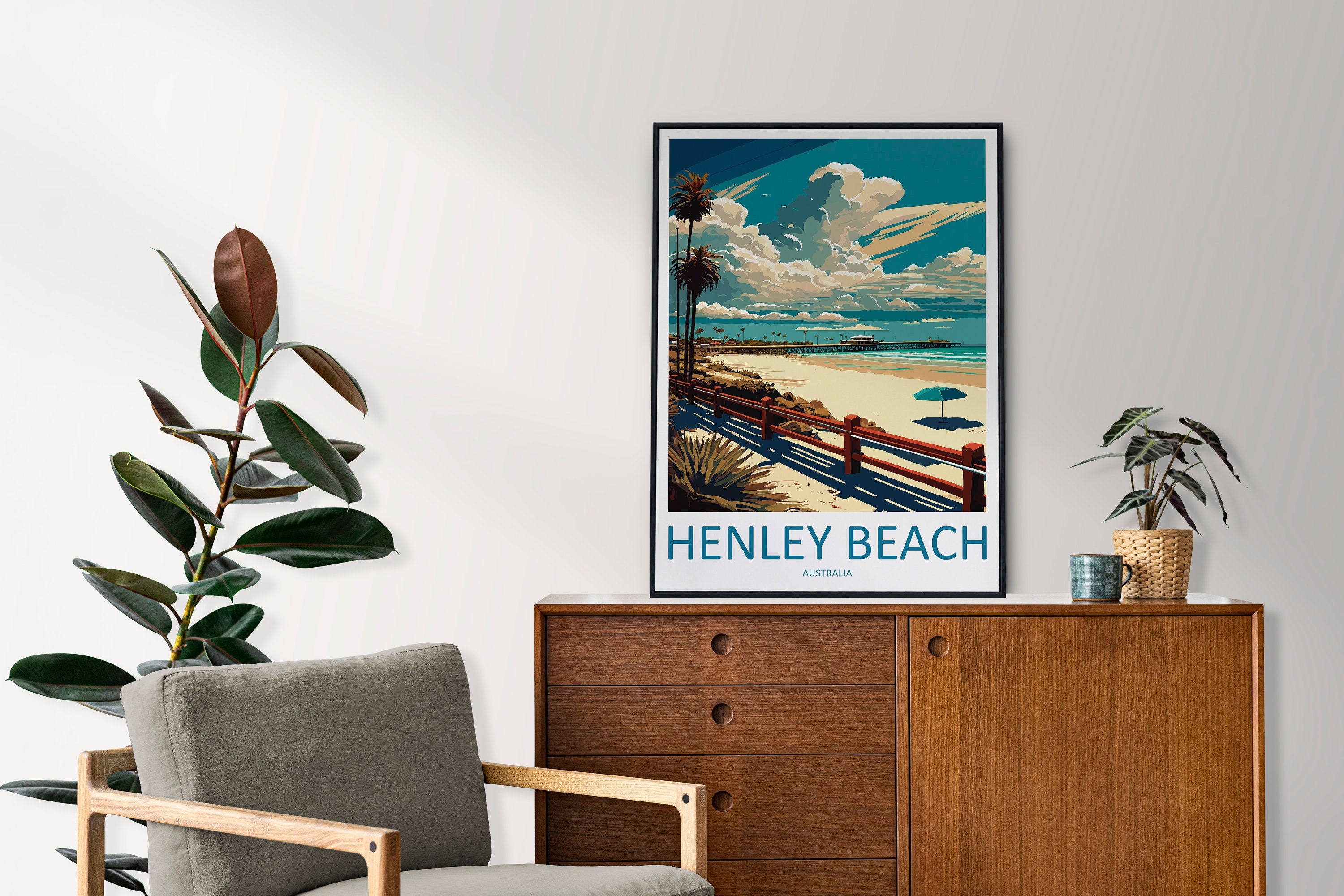 Henley Beach Travel Print