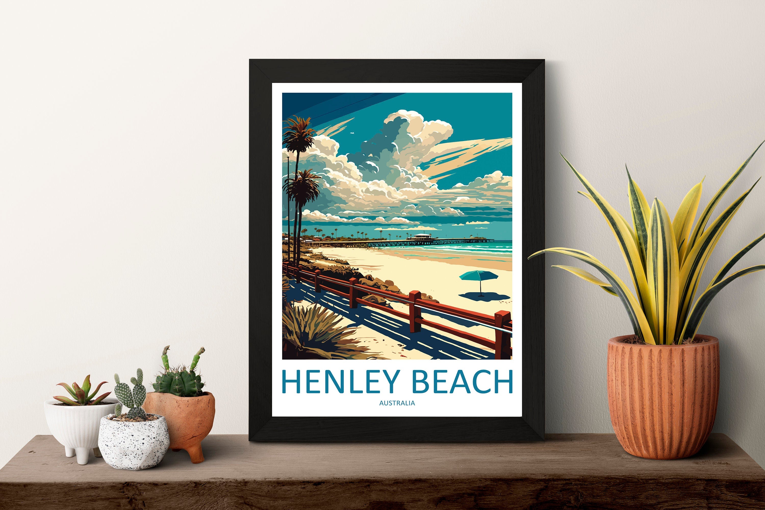 Henley Beach Travel Print