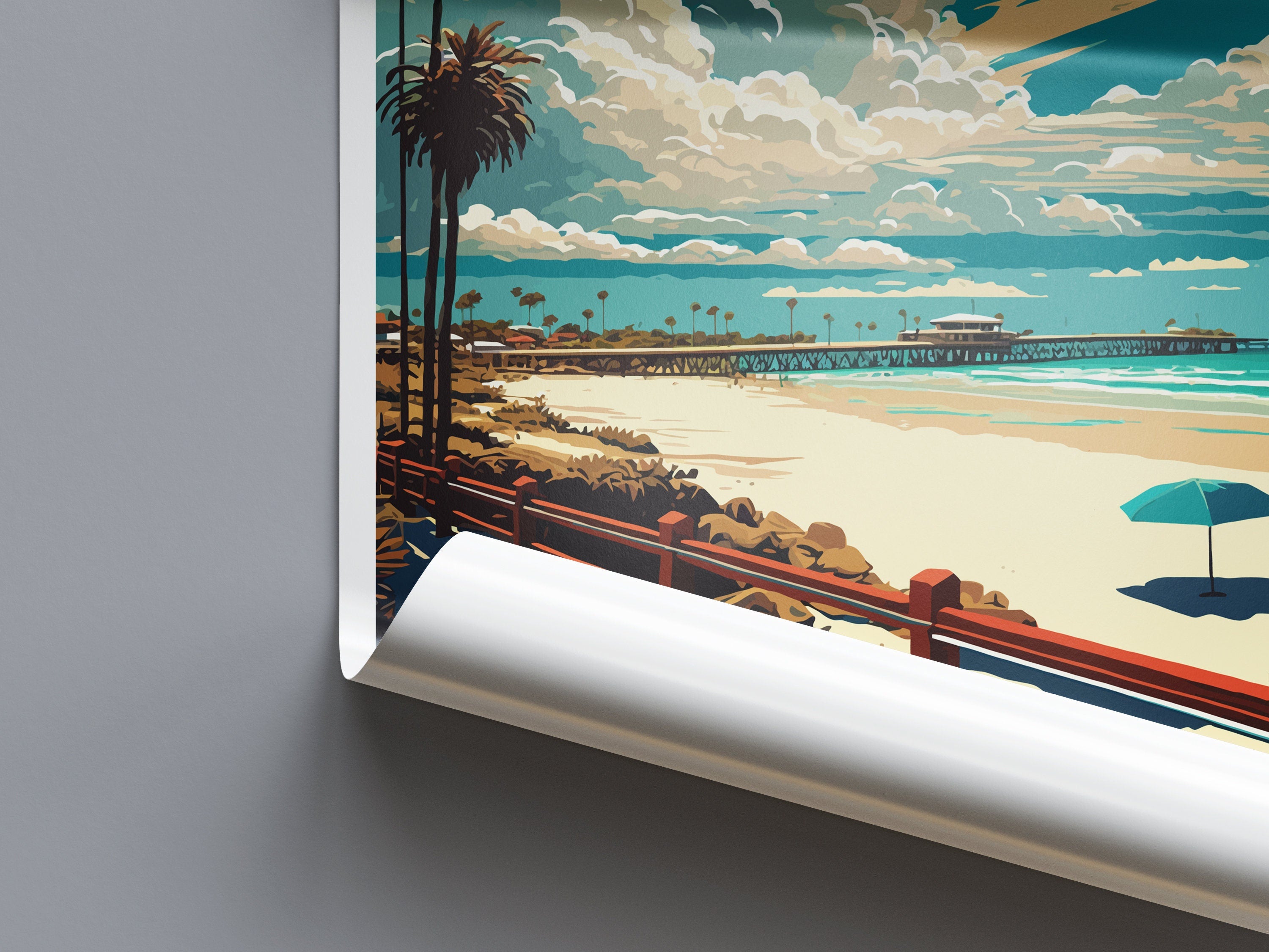 Henley Beach Travel Print