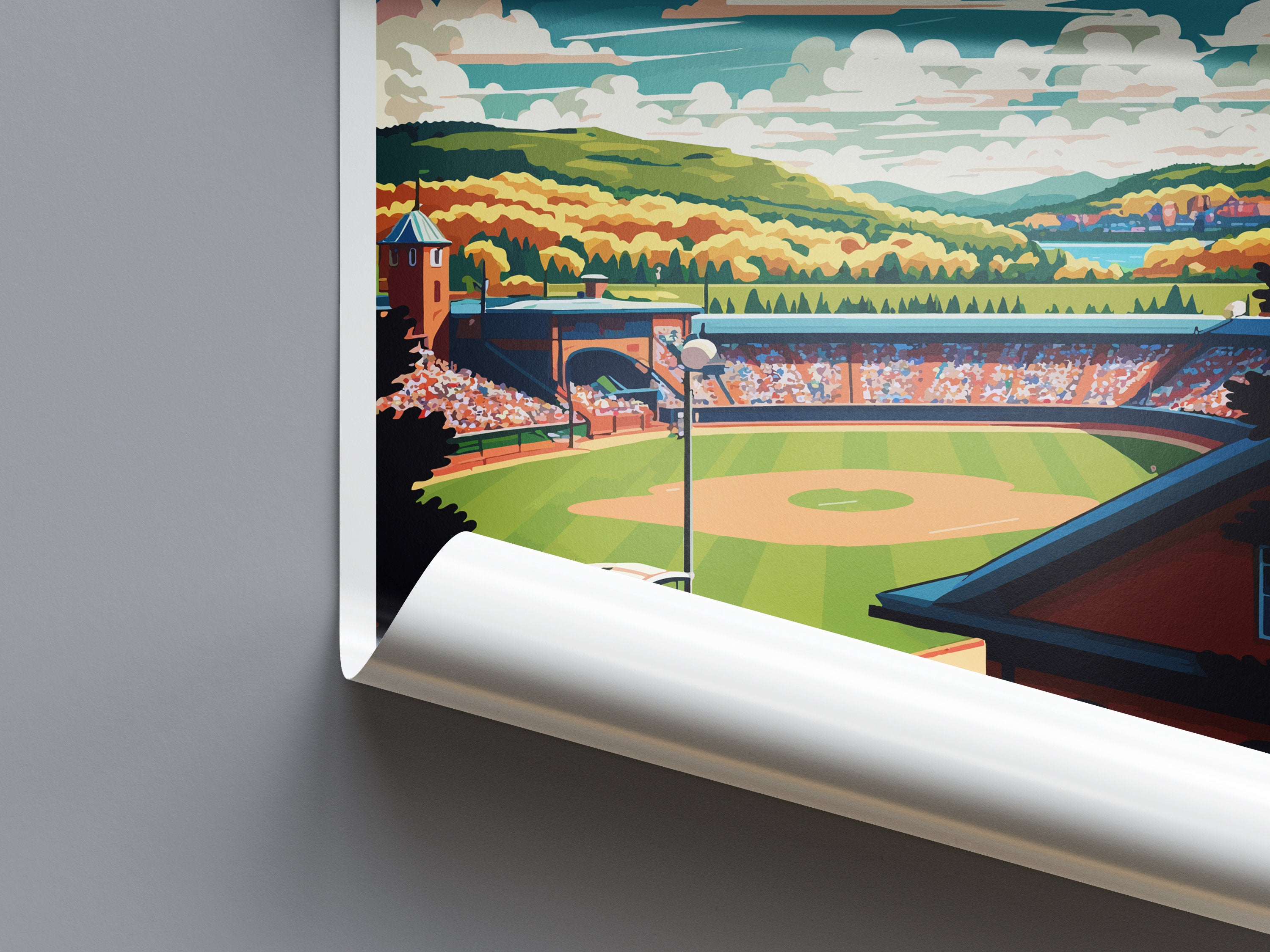 Cooperstown Travel Print