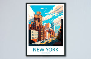 New York Travel Print