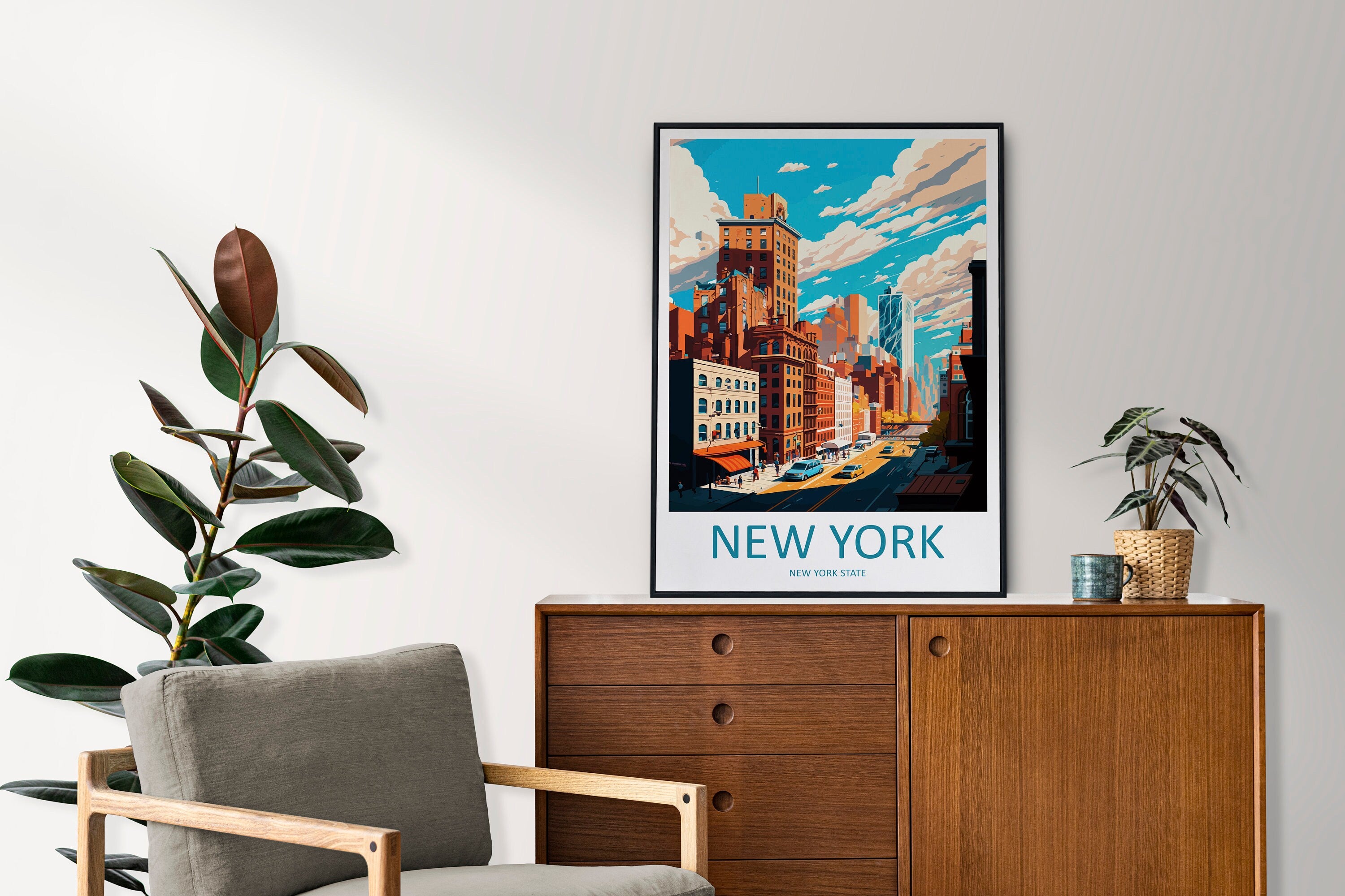 New York Travel Print