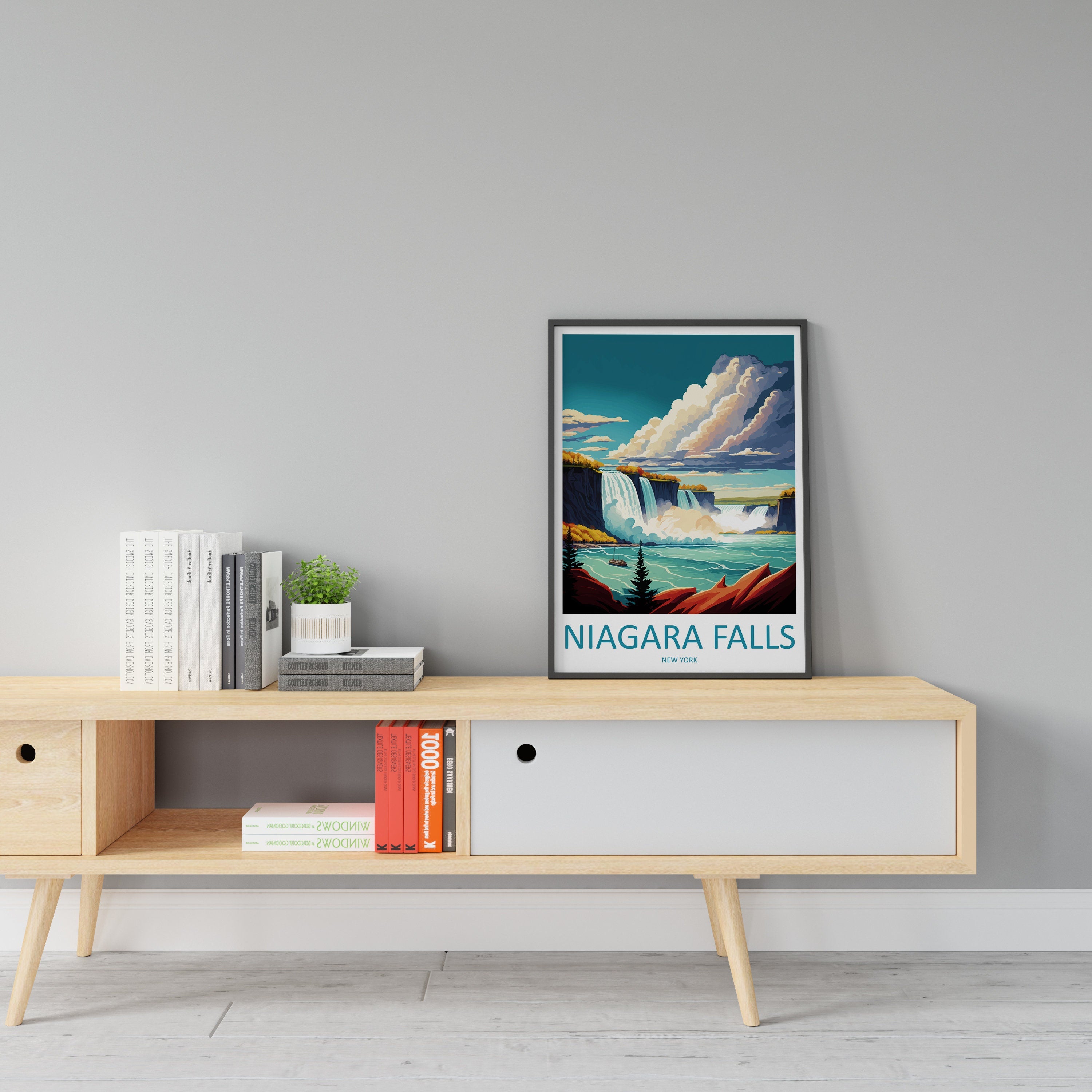 Niagara Falls Travel Print